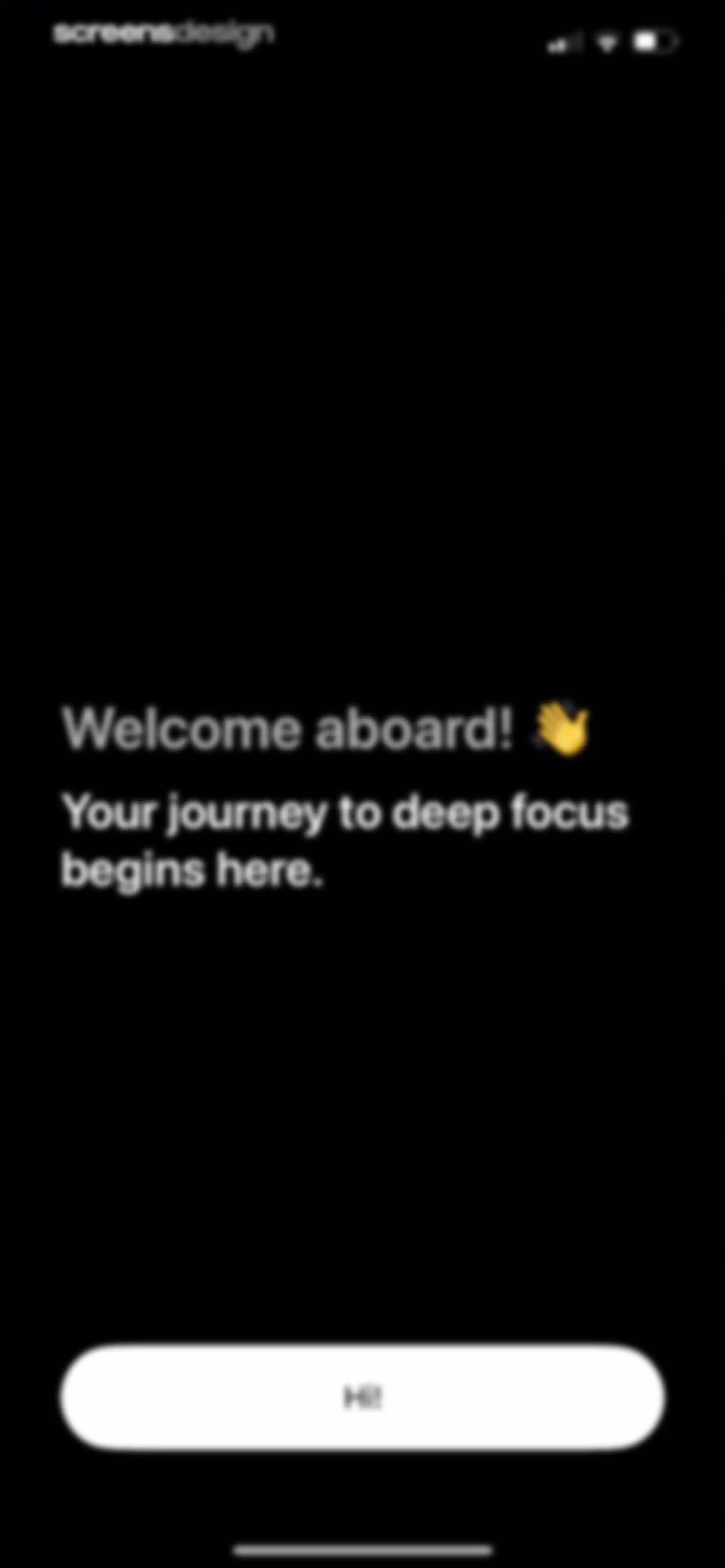 FocusFlight - Deepfocus Timer screen 1