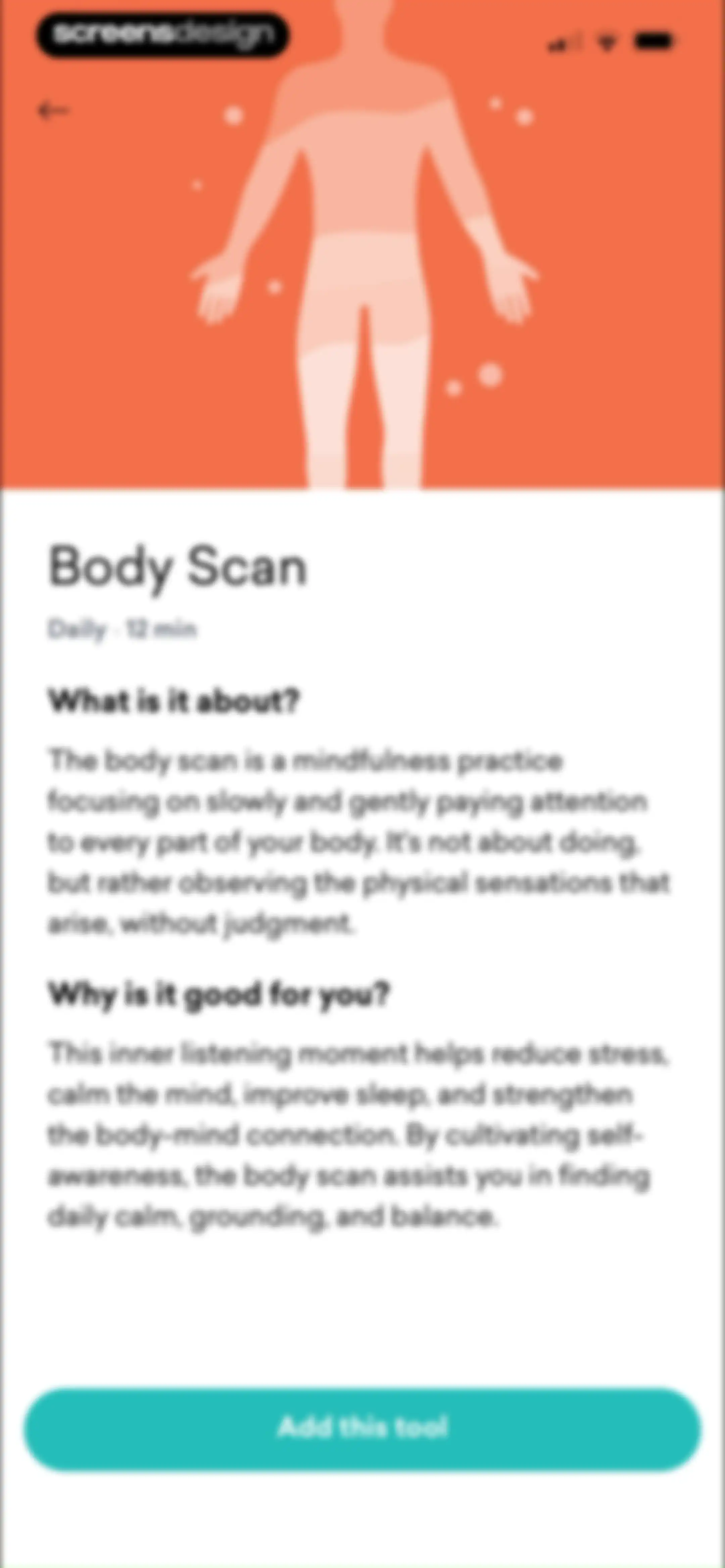 MindDay: Mental Health, Stress screen 92