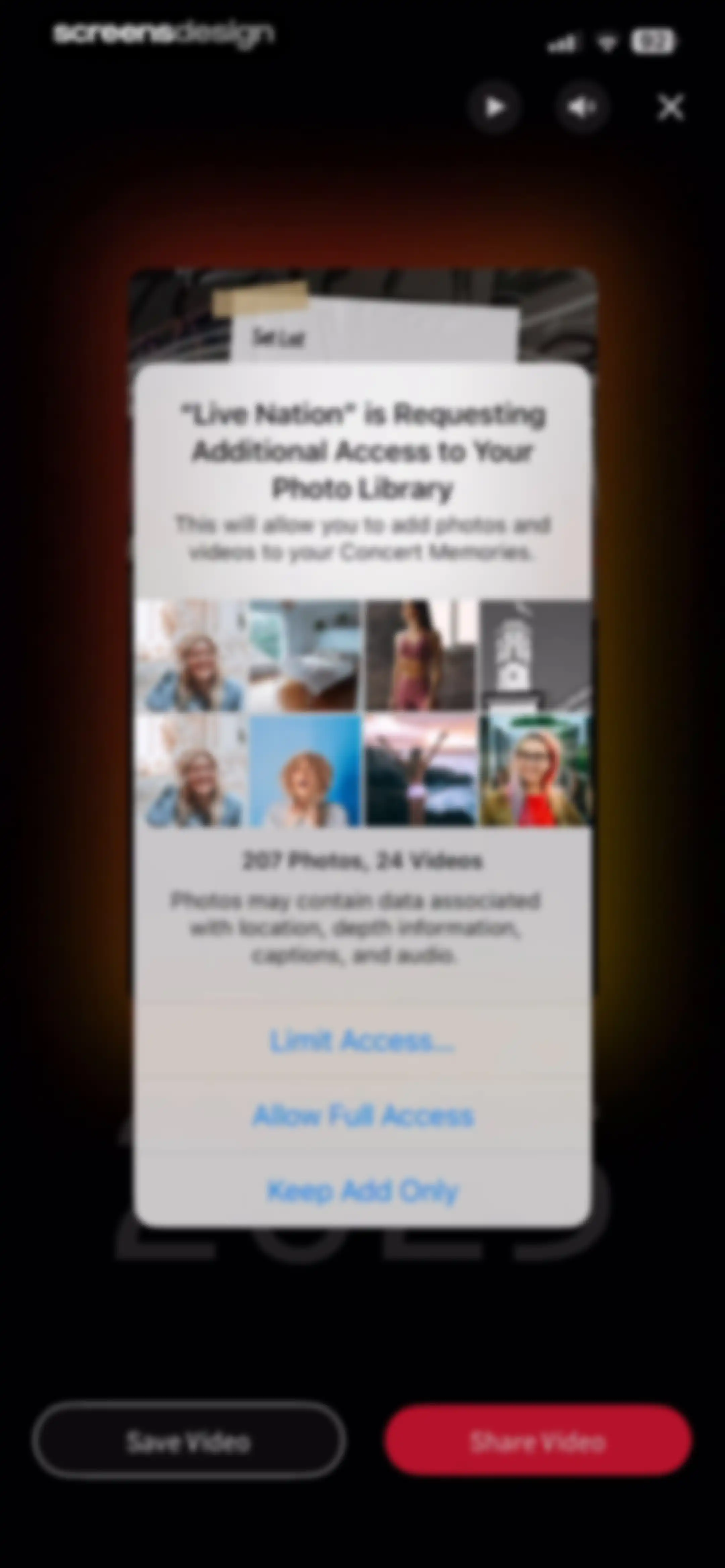 Live Nation – For Concert Fans screen 108