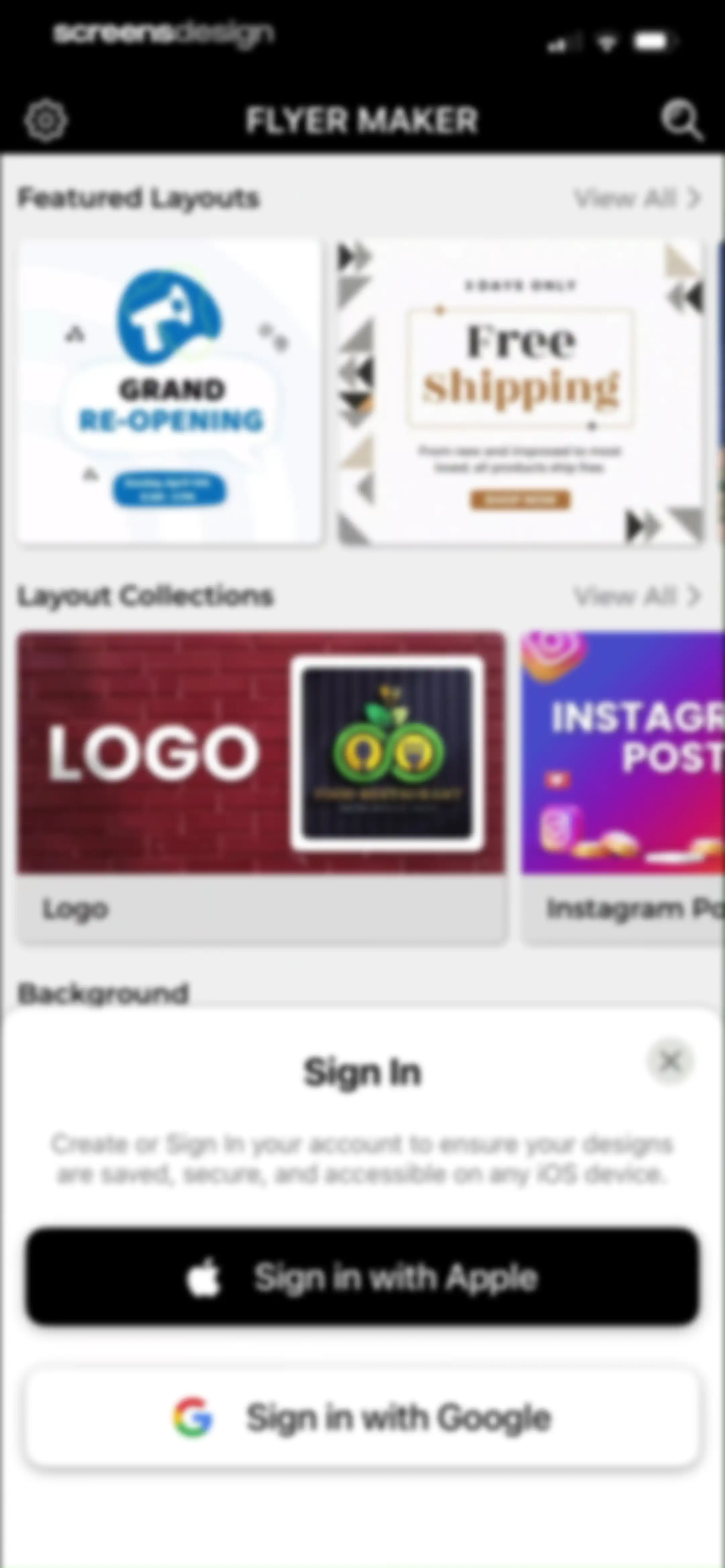 Flyer Maker + Poster Maker screen 123