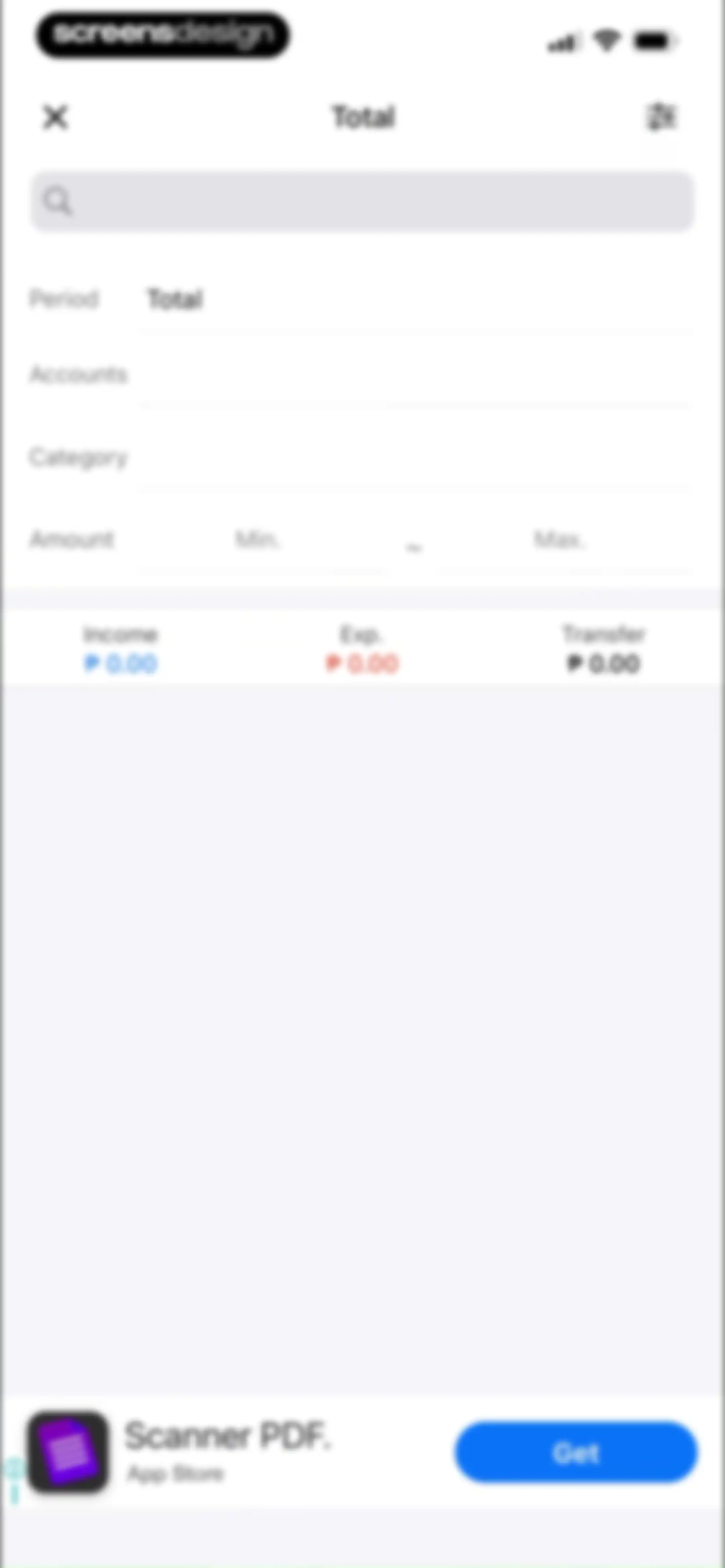 Money Manager Expense & Budget screen 47