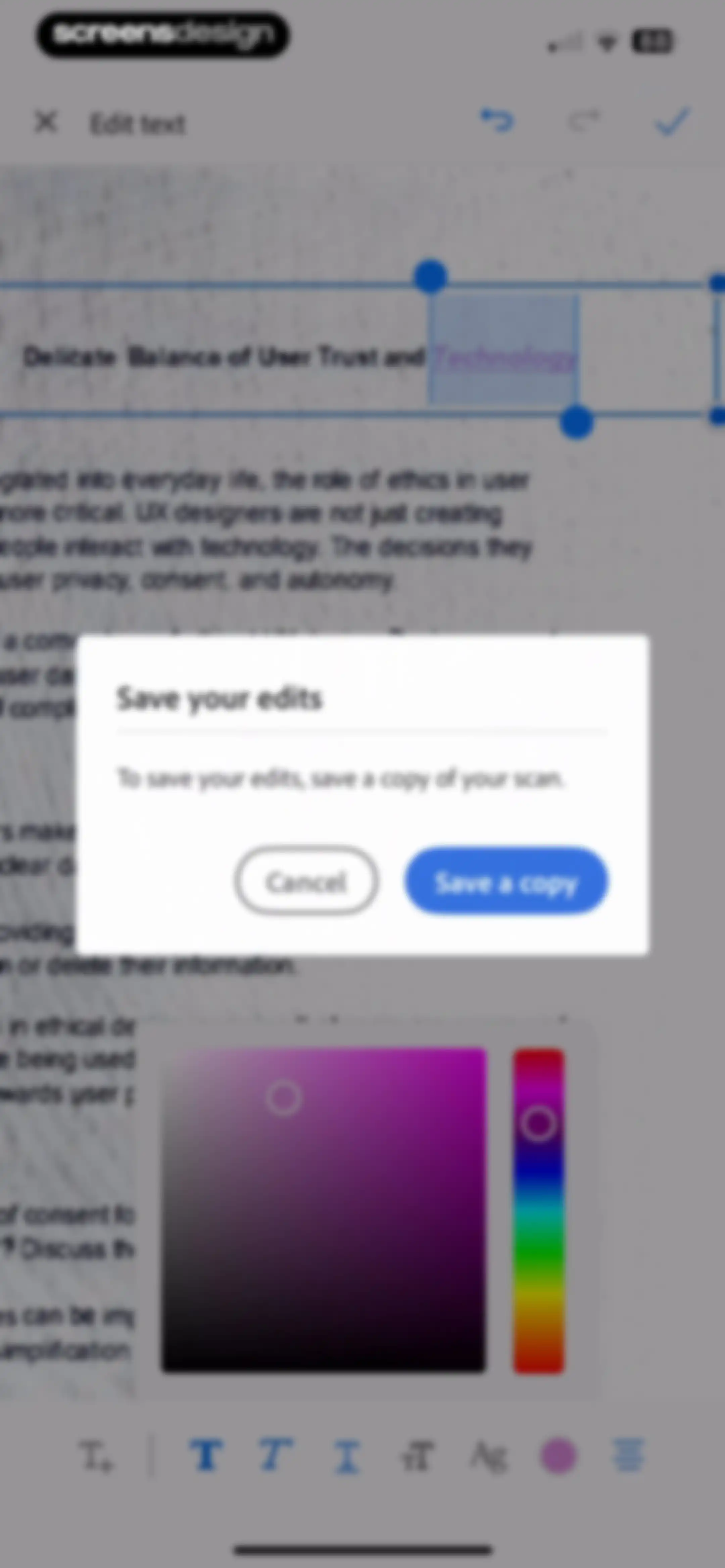Adobe Scan: PDF & OCR Scanner screen 25