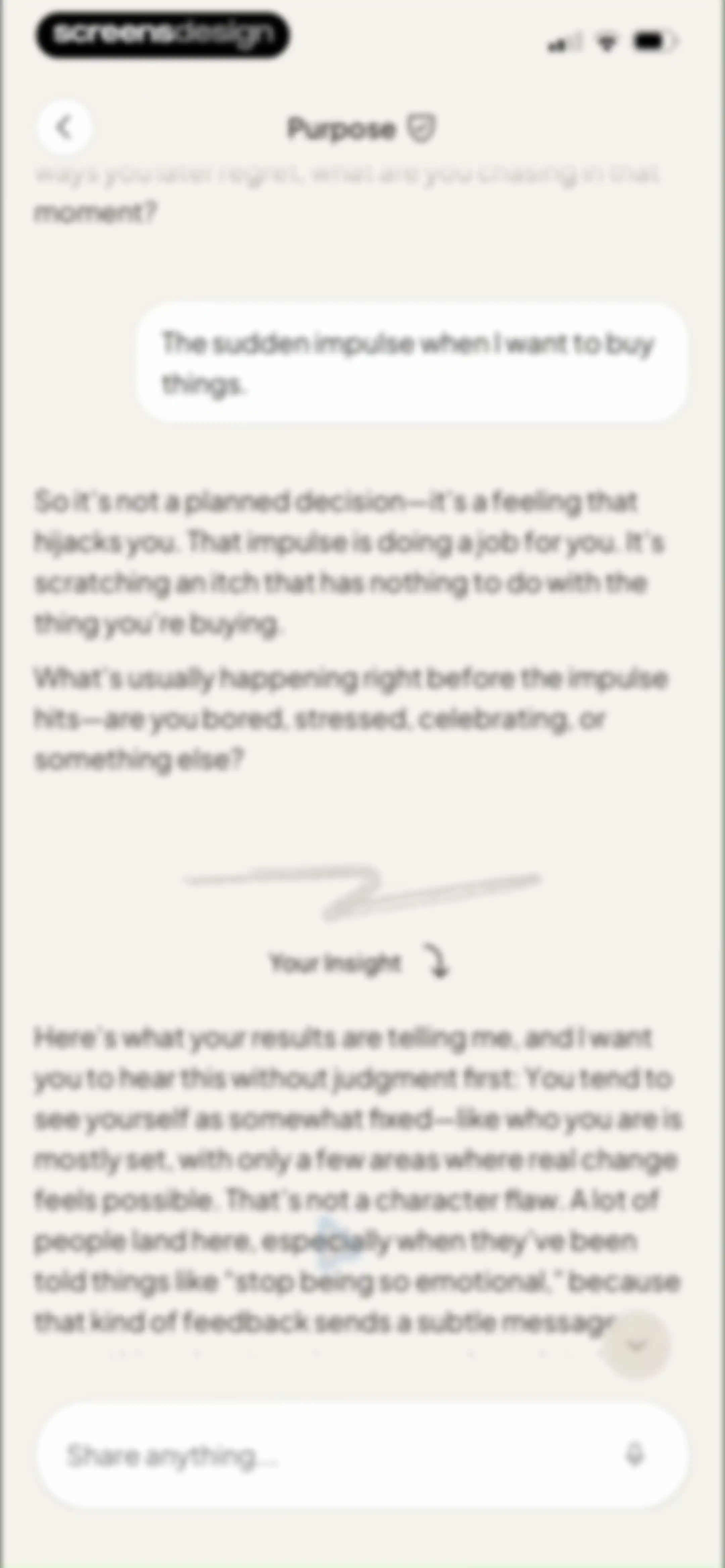 Purpose: AI Mentor & Coach screen 61