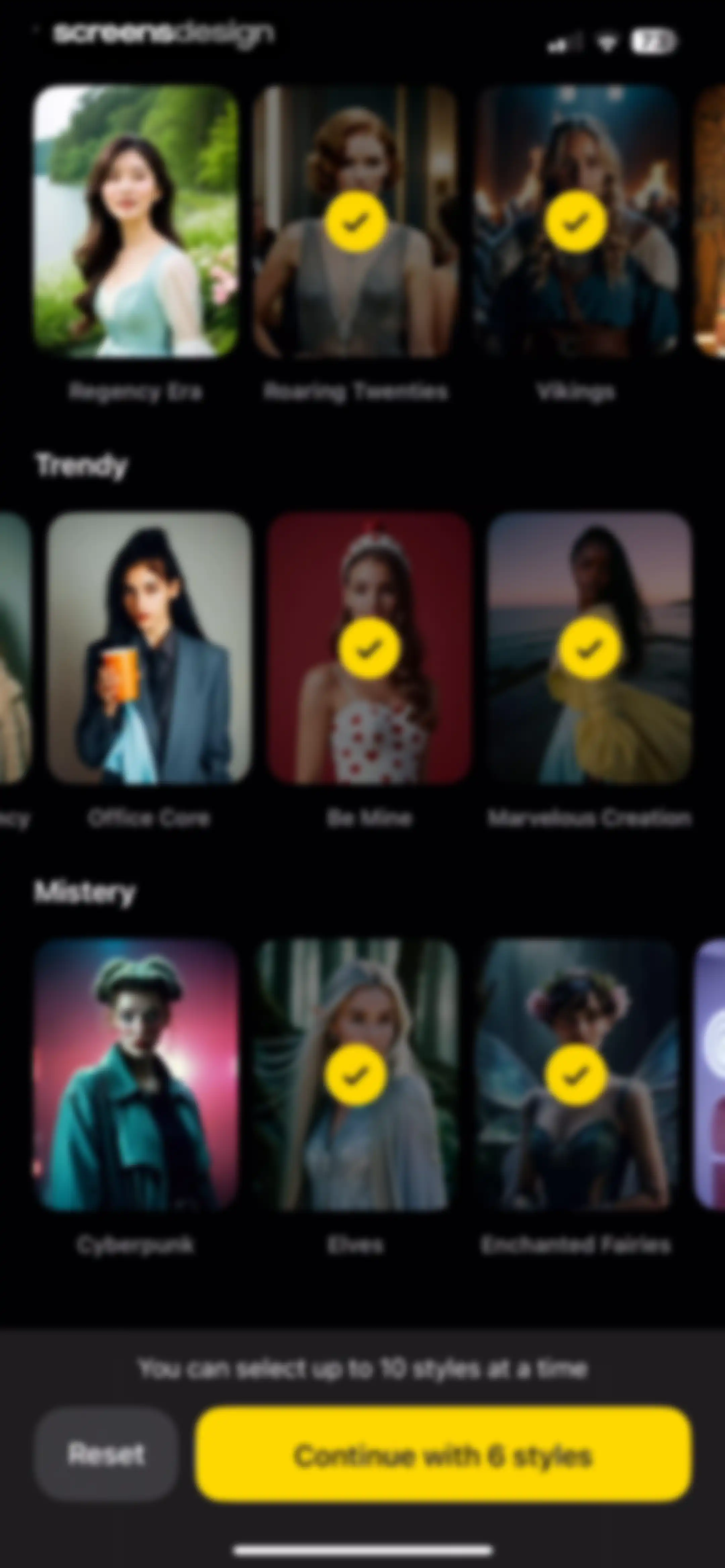 Lensa AI: Photo Editor screen 77