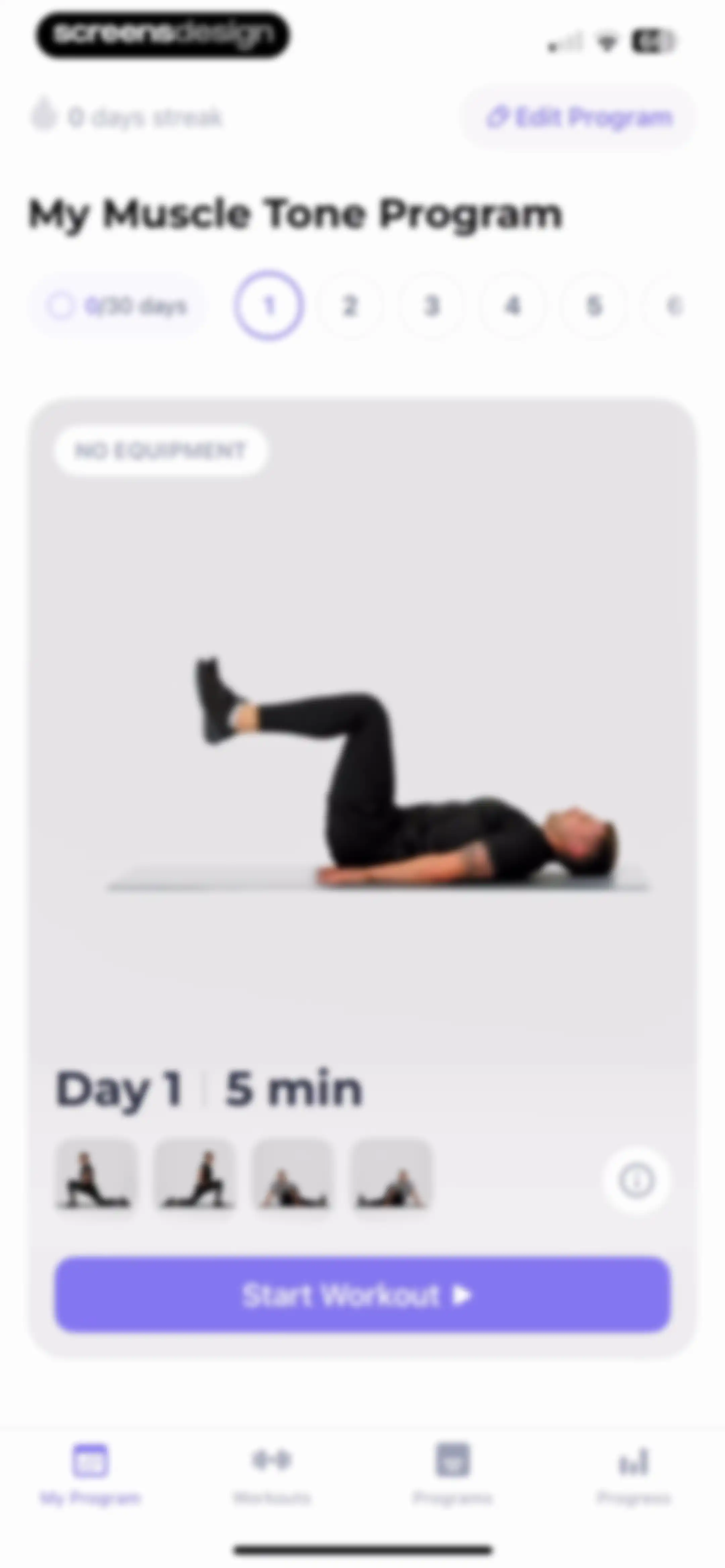 FitMe - Lazy Workout at Home screen 72
