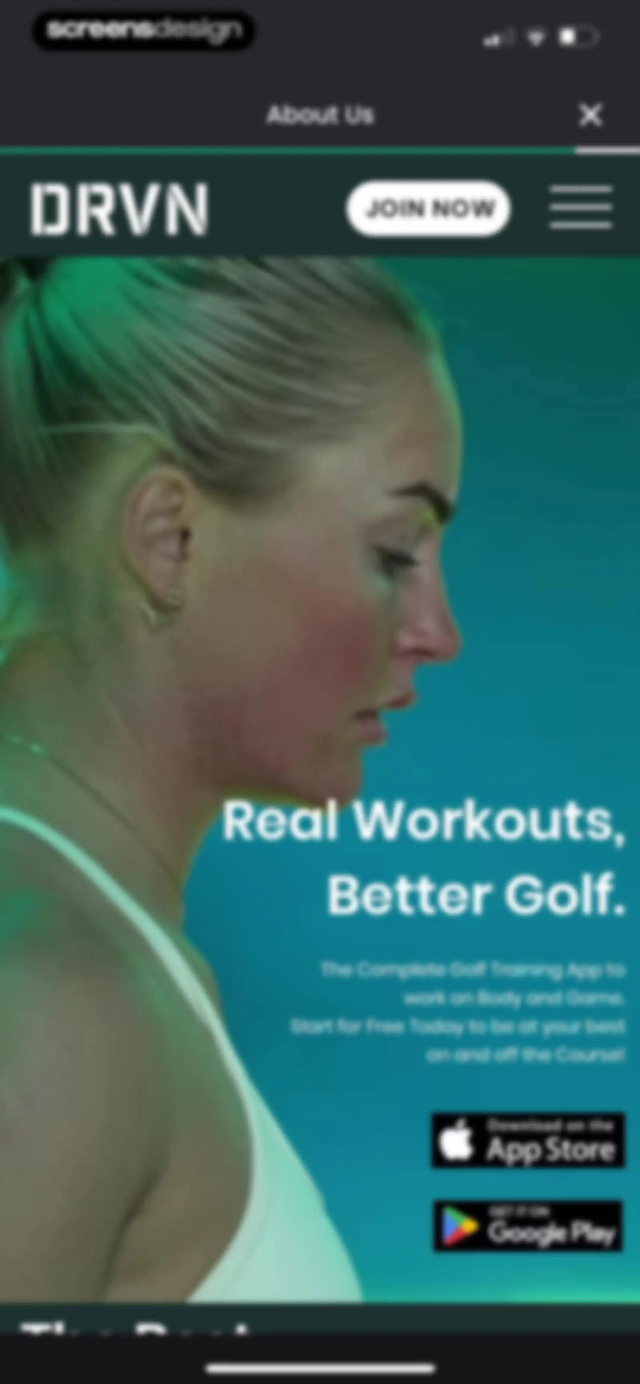 DRVN - Golf & Gym Workouts screen 154
