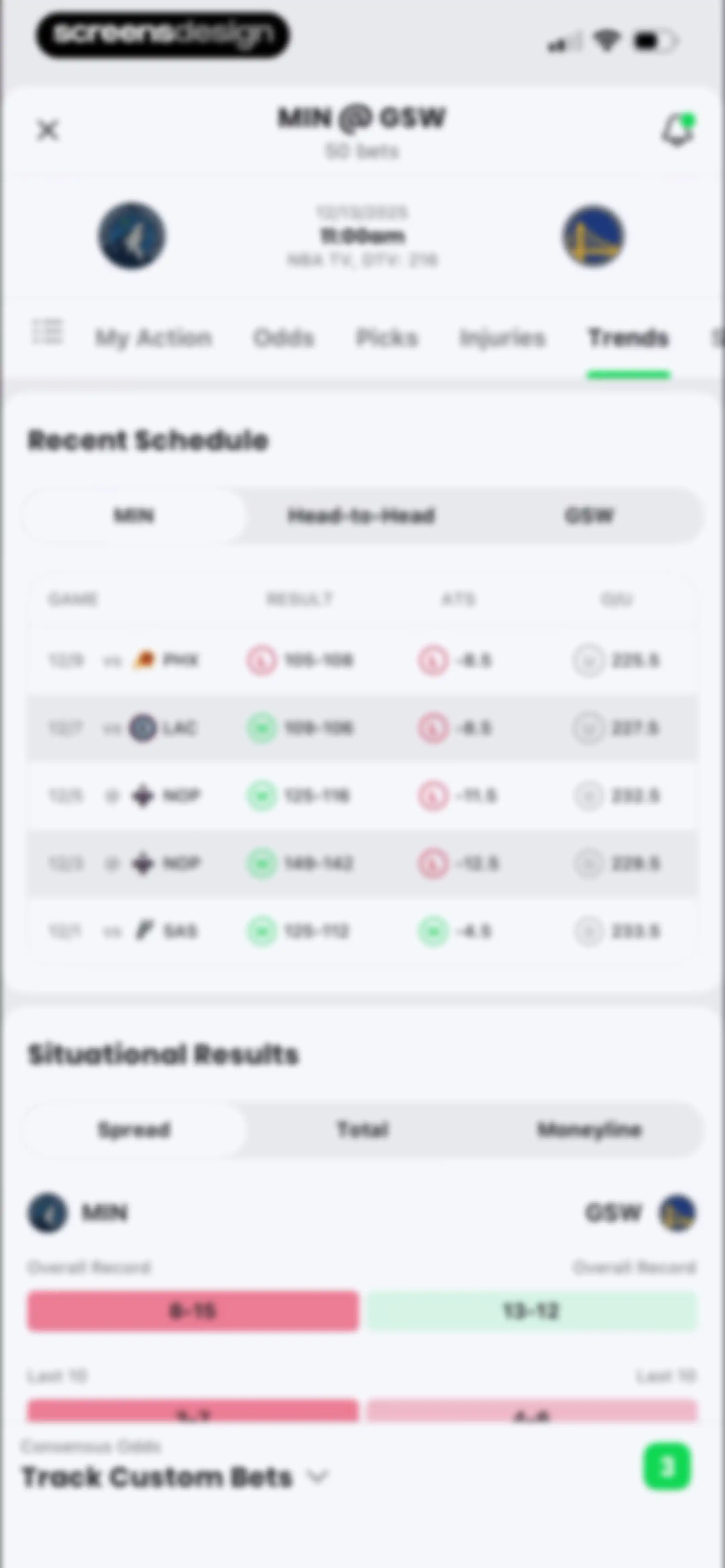 Action Network: Sports Betting screen 95