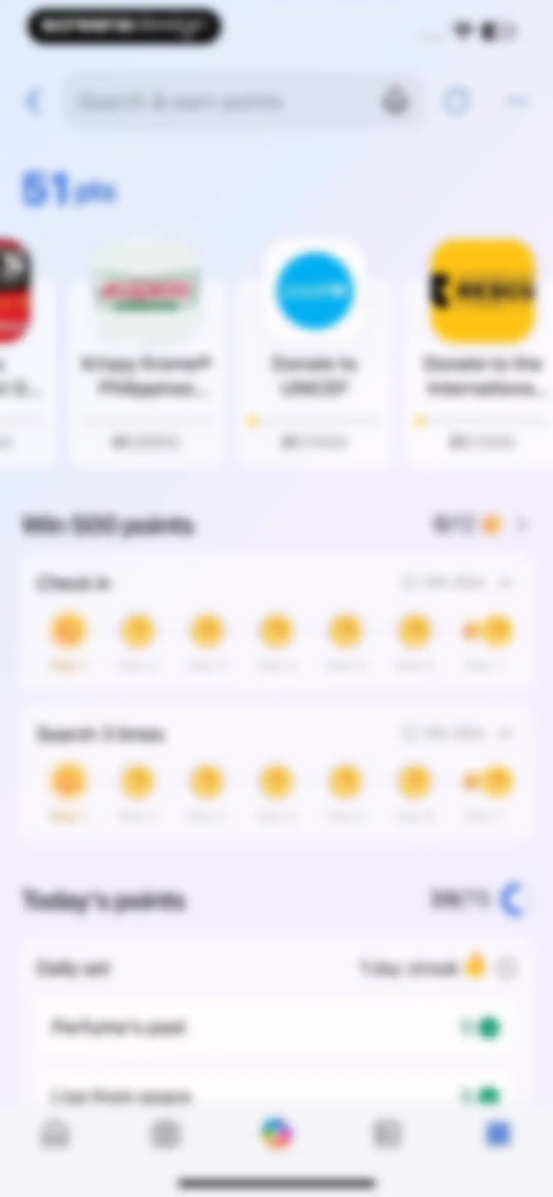 Microsoft Bing Search screen 238