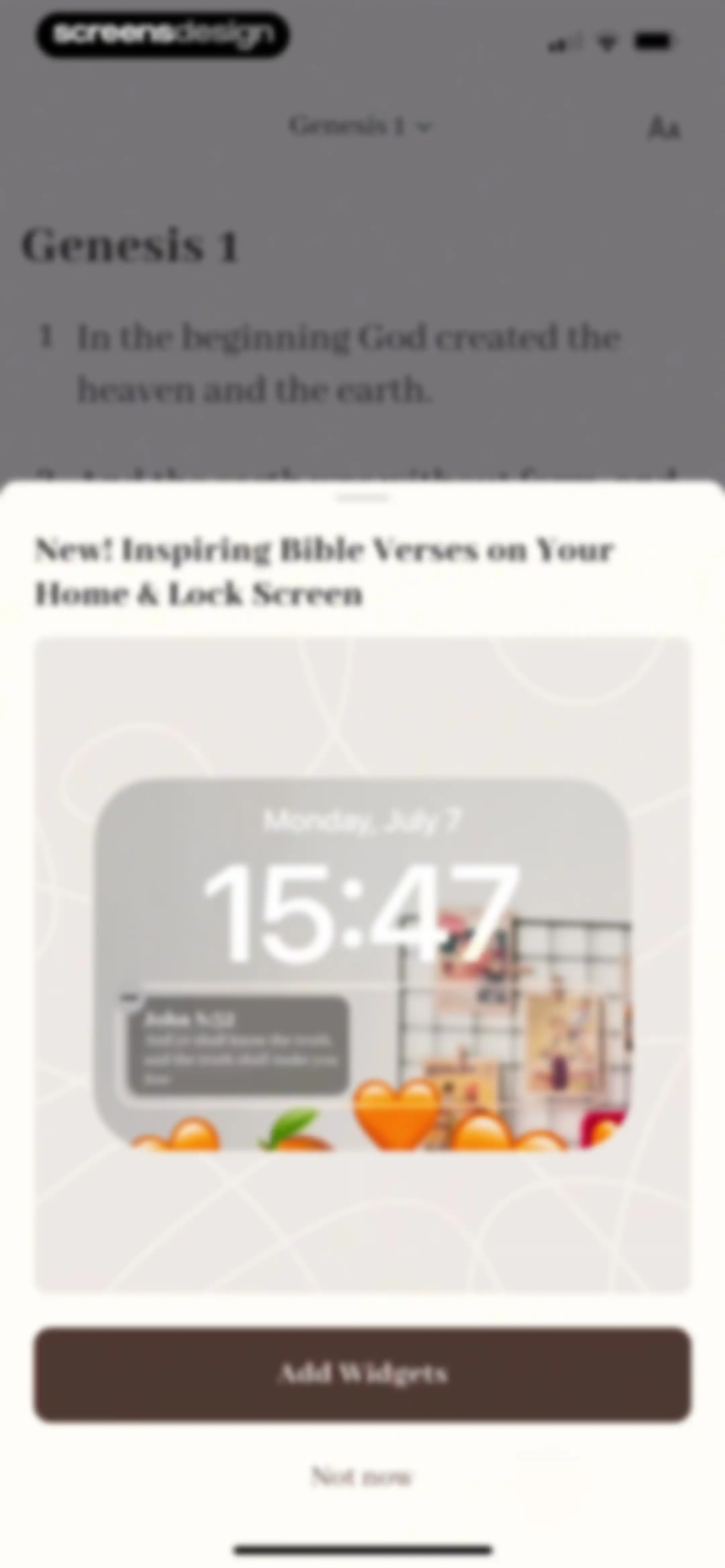 Bible Note: Sermon Notes screen 77