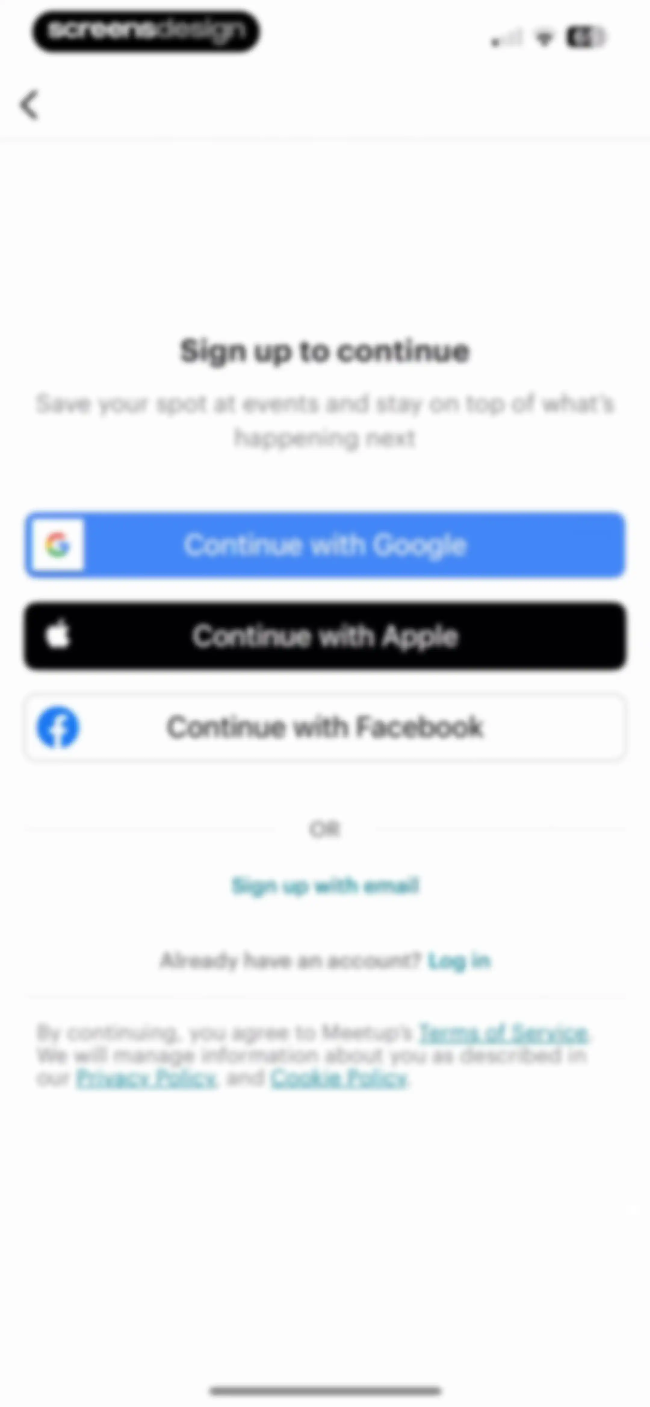 Meetup: Social Events & Groups screen 3
