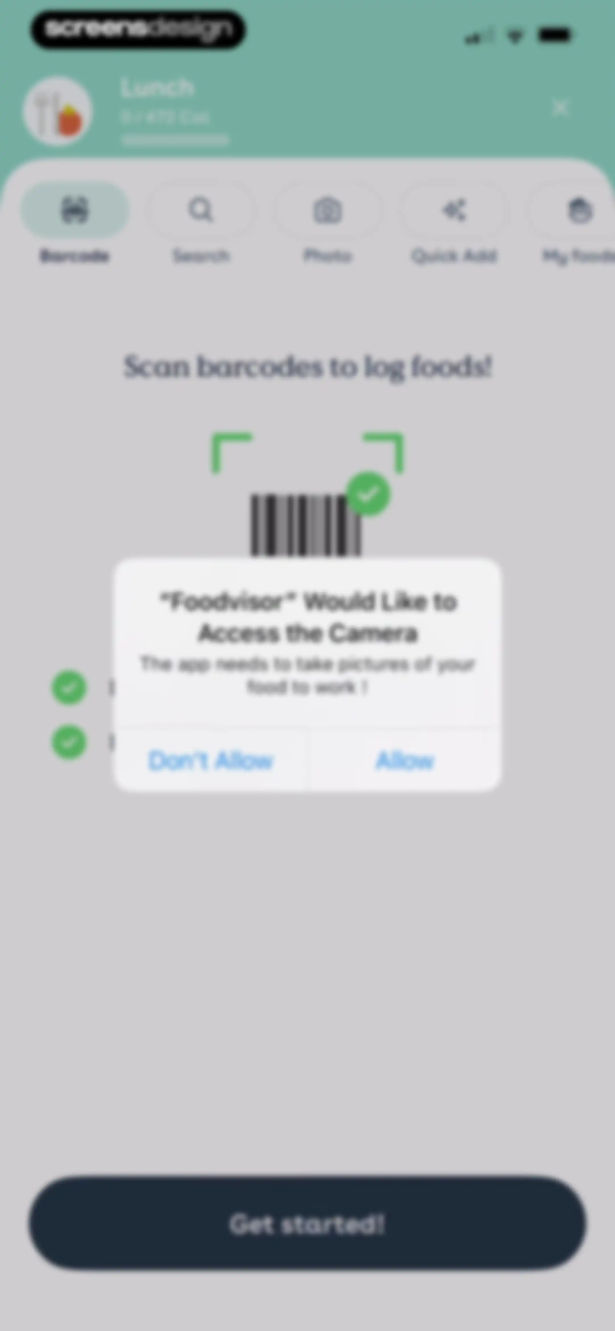 Foodvisor - AI Calorie Counter screen 138
