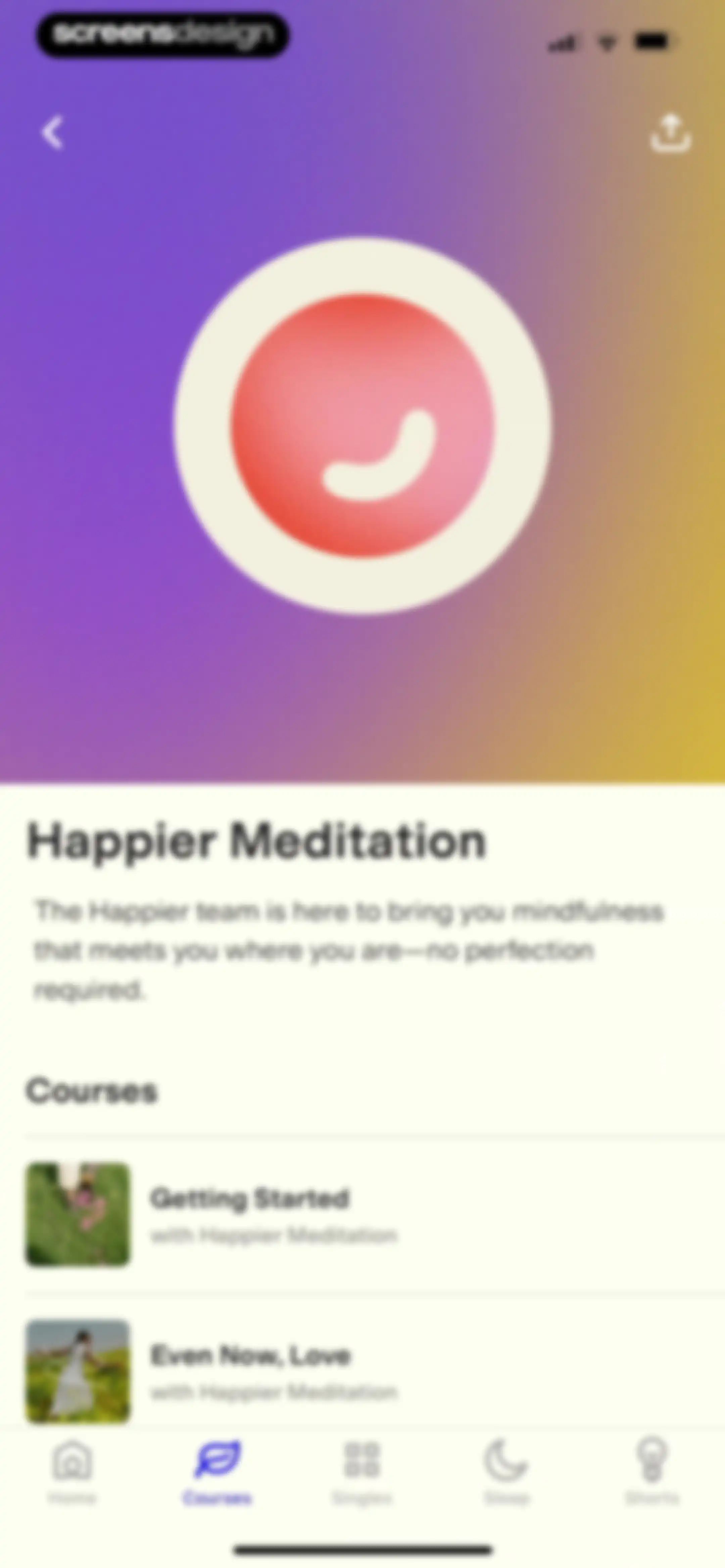 Happier Meditation screen 78