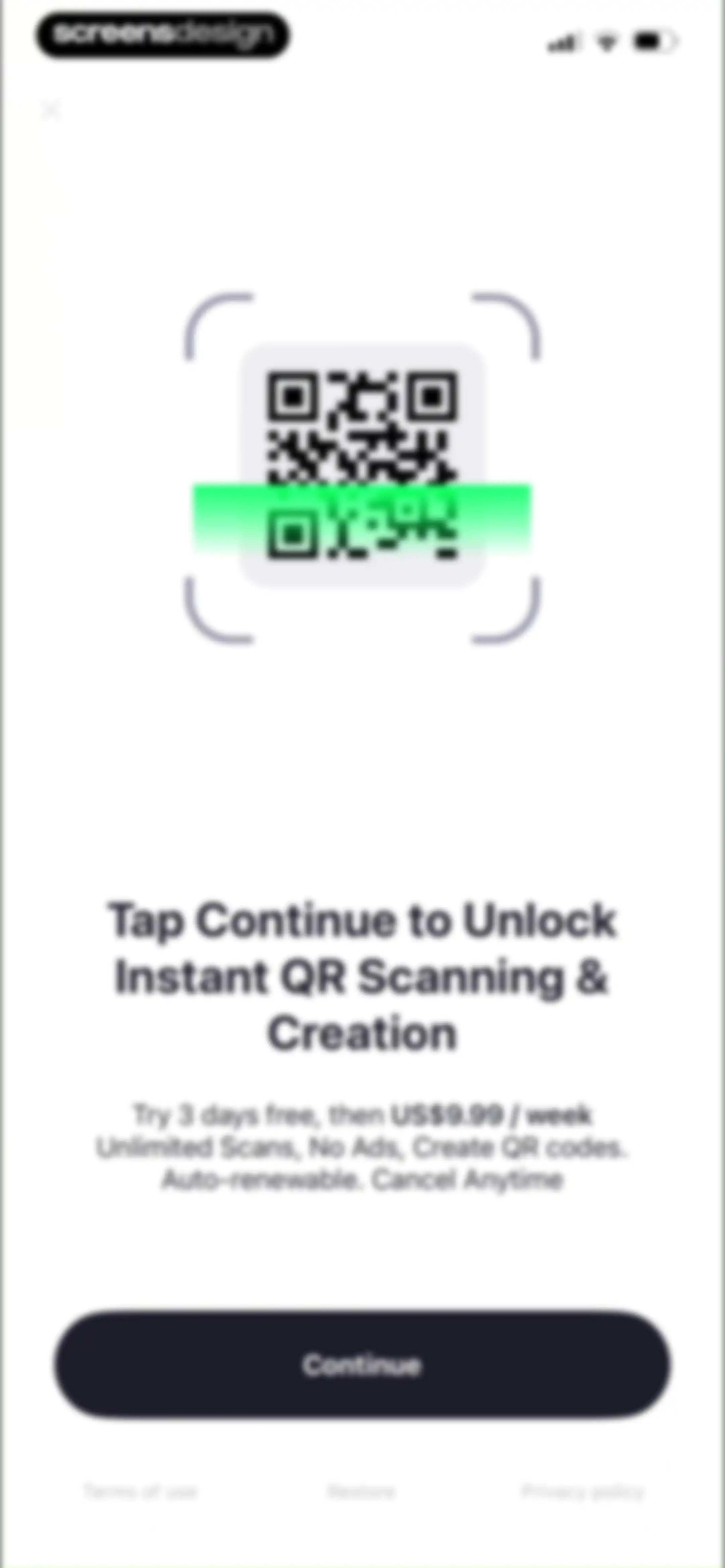 QR Code Reader＋Barcode Scanner screen 3