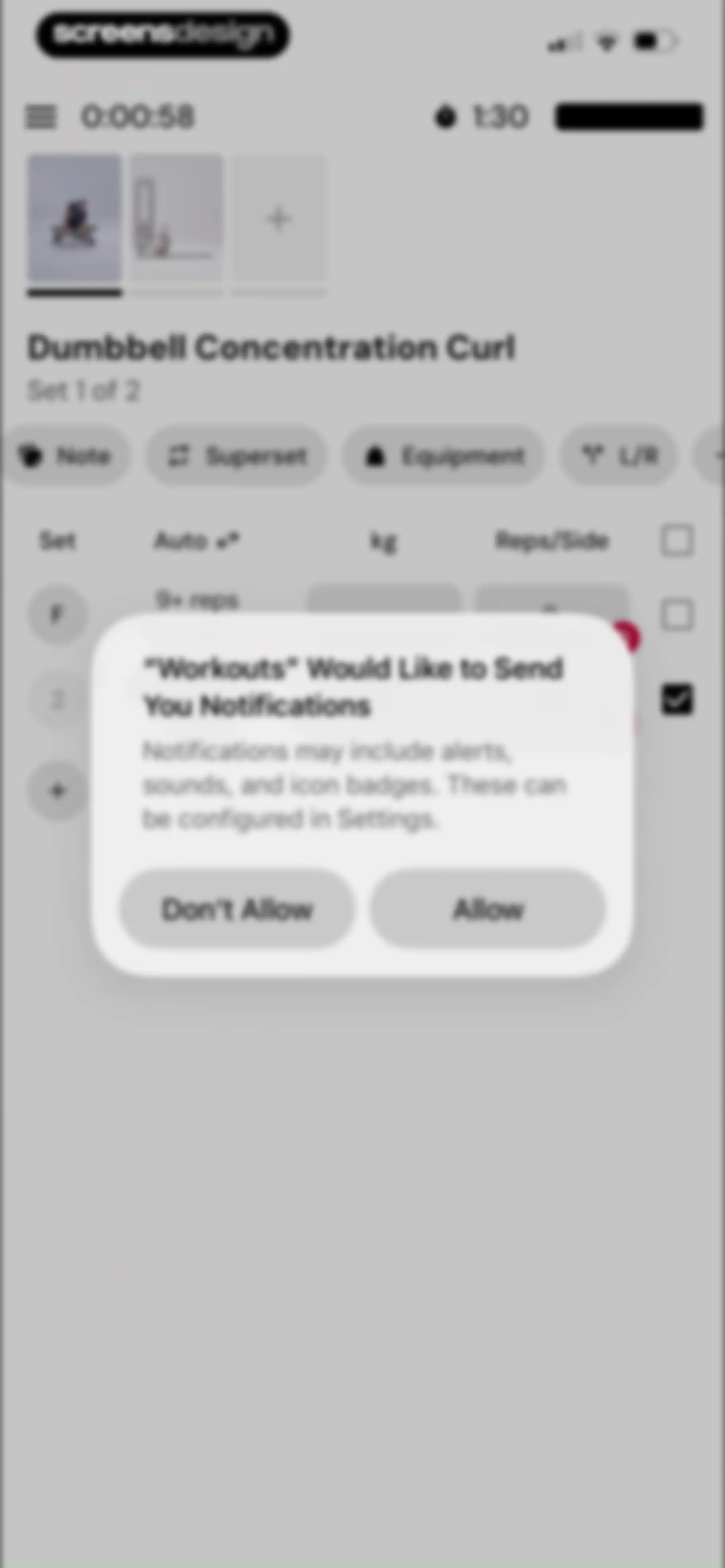 MacroFactor Workouts - Tracker screen 84
