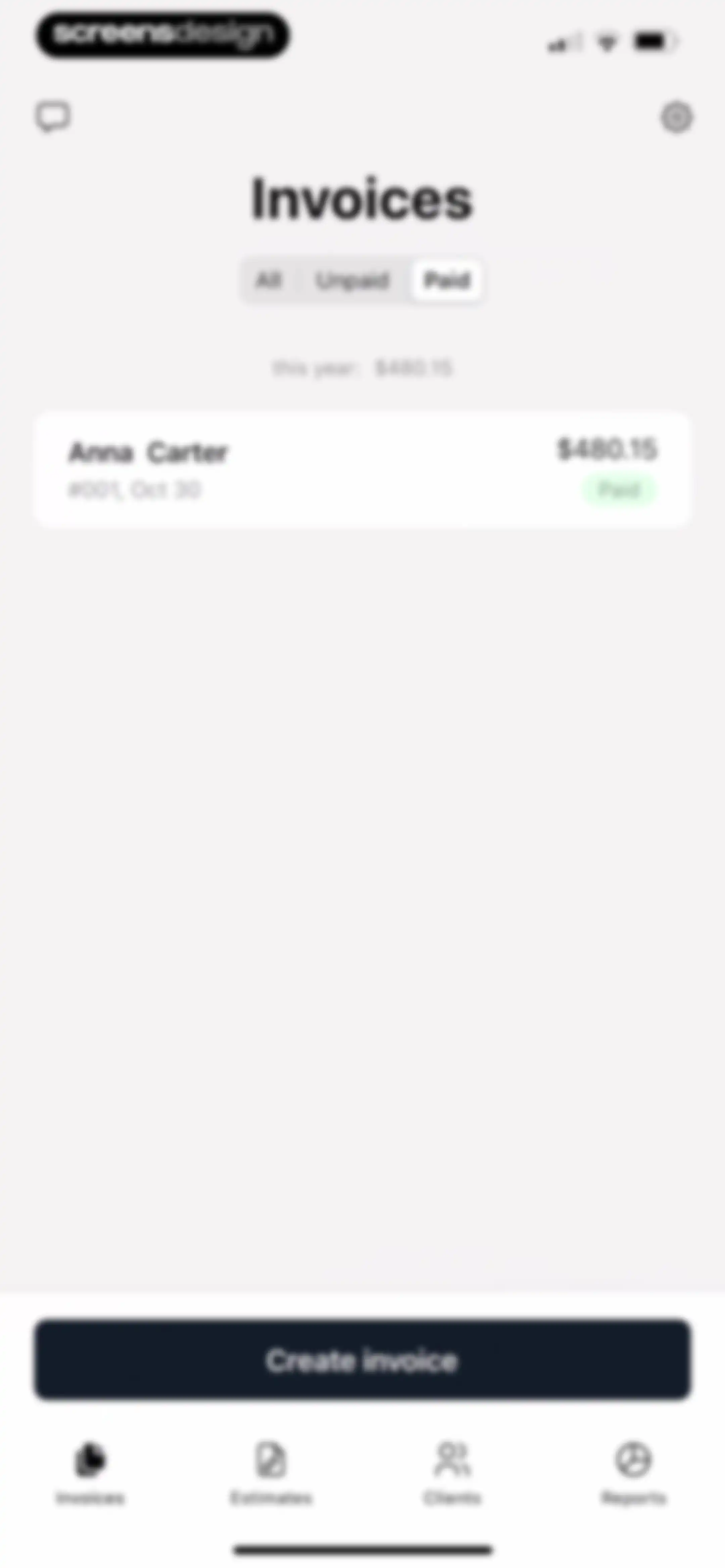 Invoice Maker ▸ Estimate App screen 38