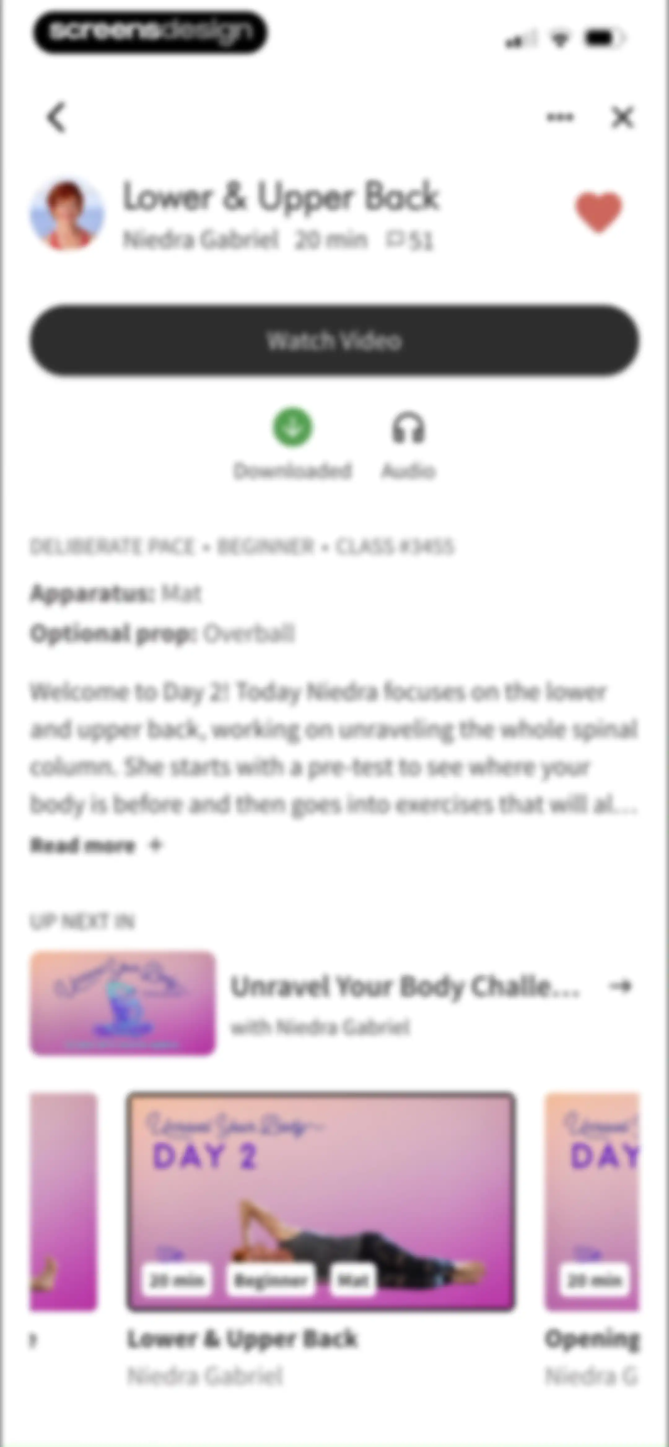 Pilates Anytime | Workouts screen 23