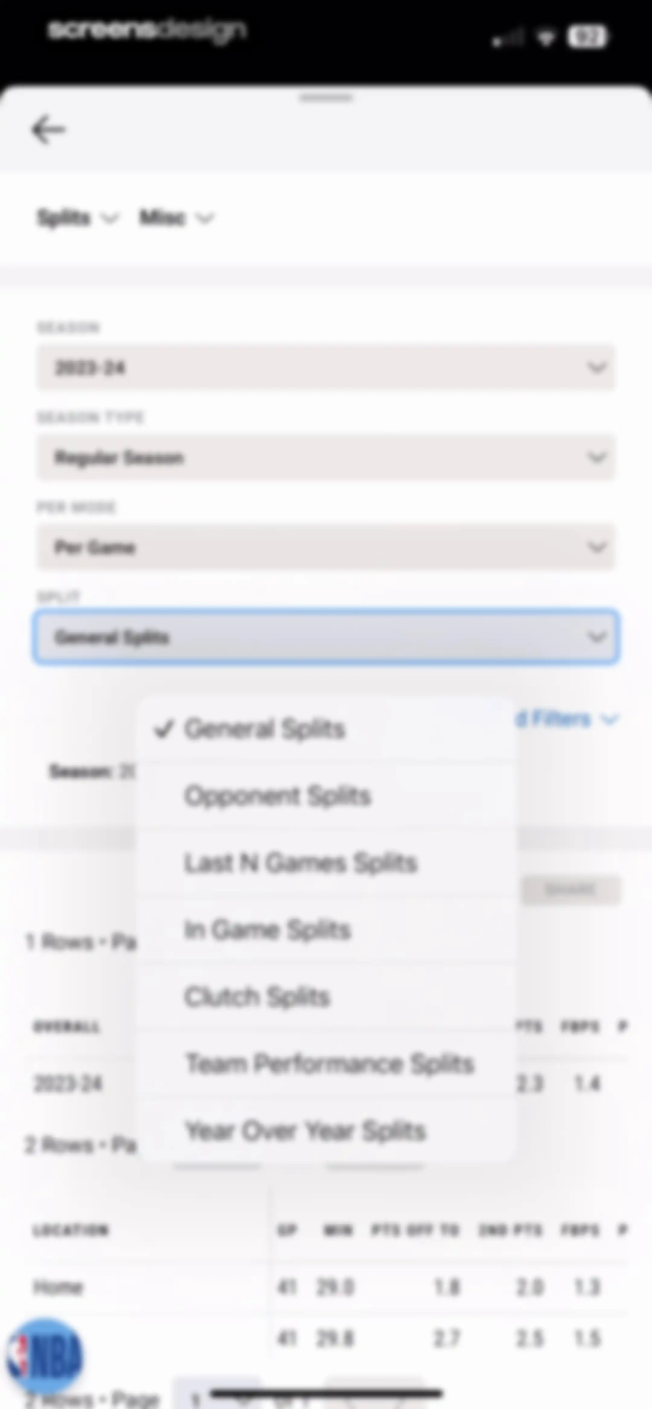 NBA: Live Games & Scores screen 42