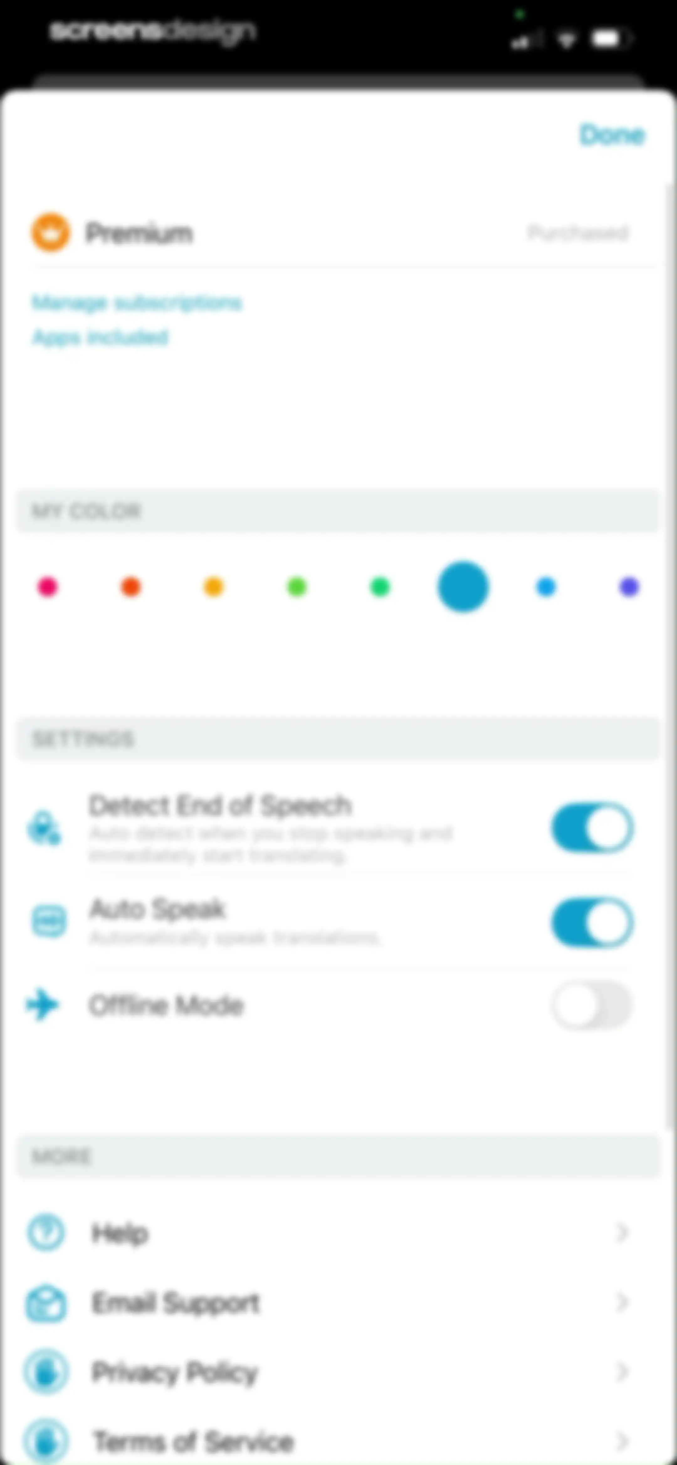 Speak & Translate - Translator screen 41