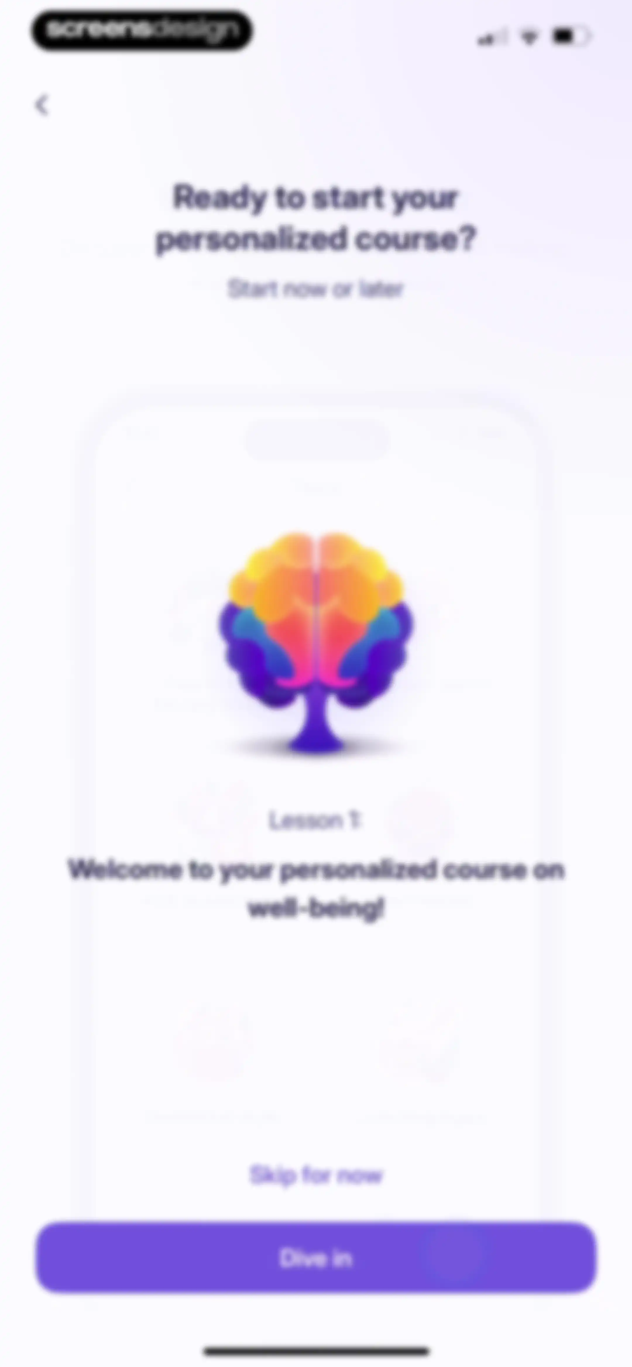 Liven: Discover yourself screen 57