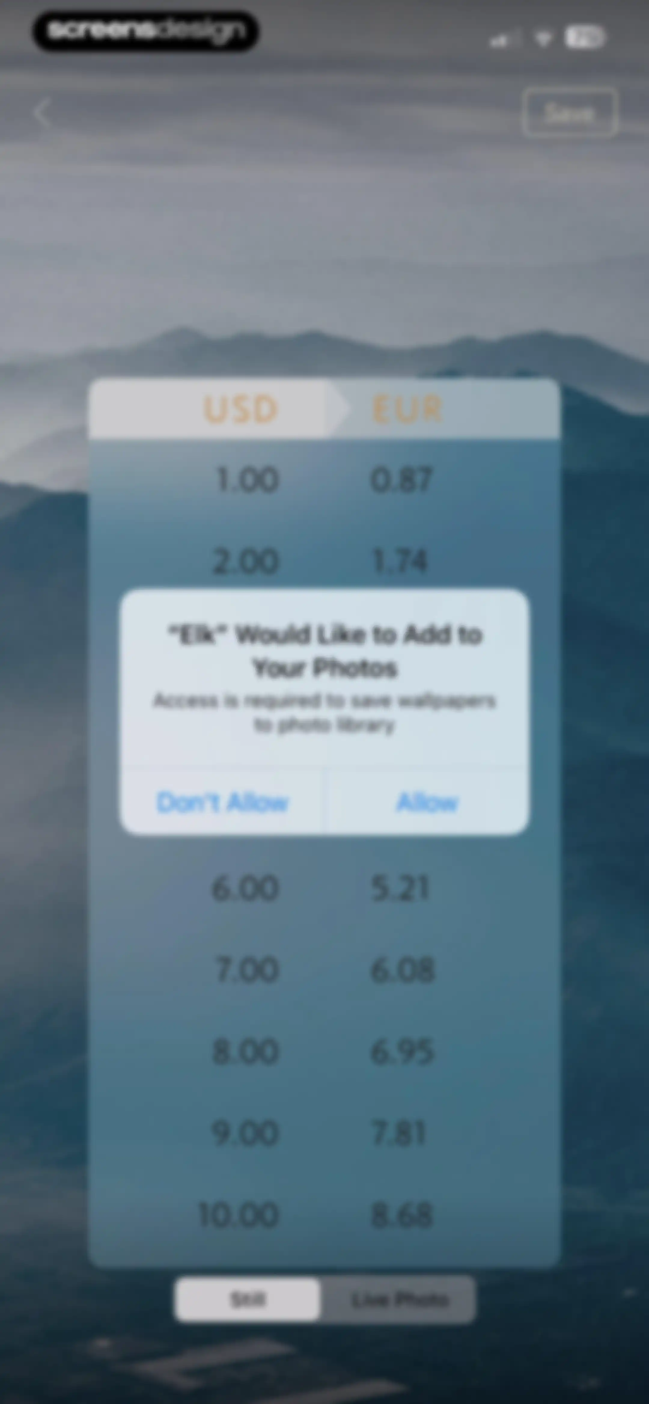 Elk Currency Converter screen 28