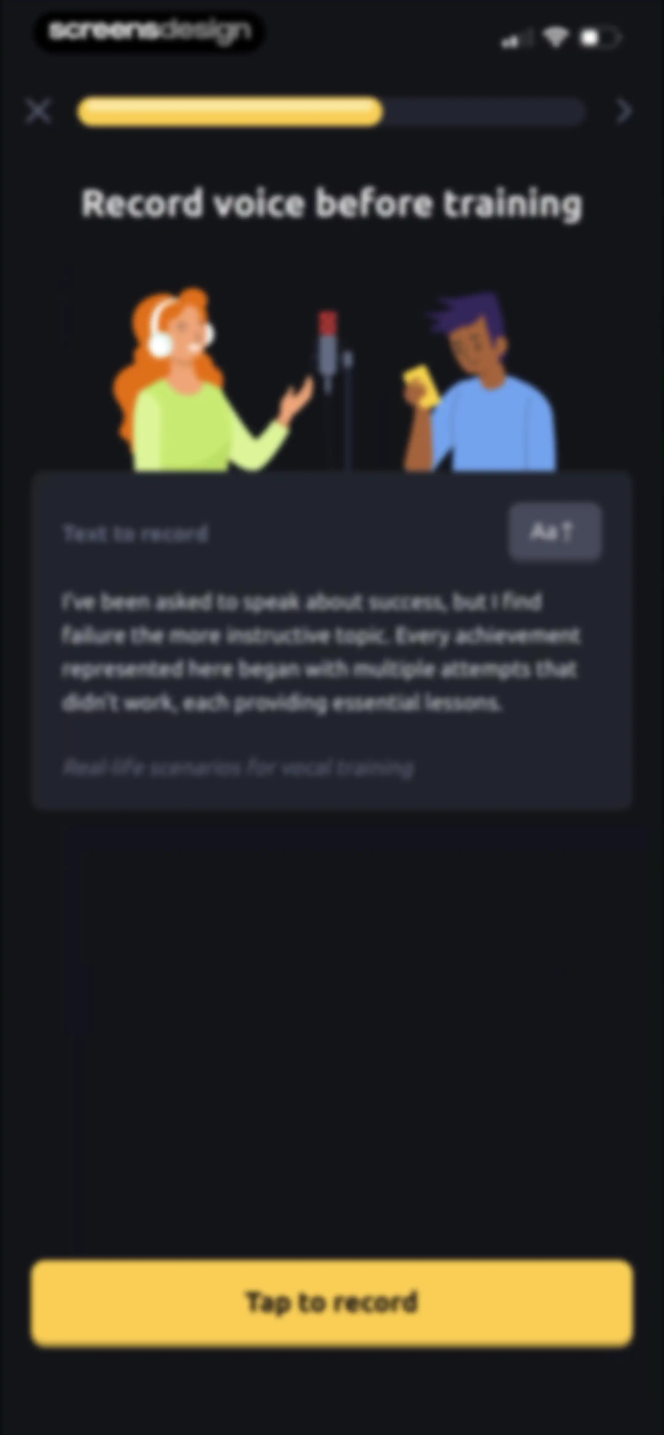 Vocal Image: AI Speaking Coach screen 107