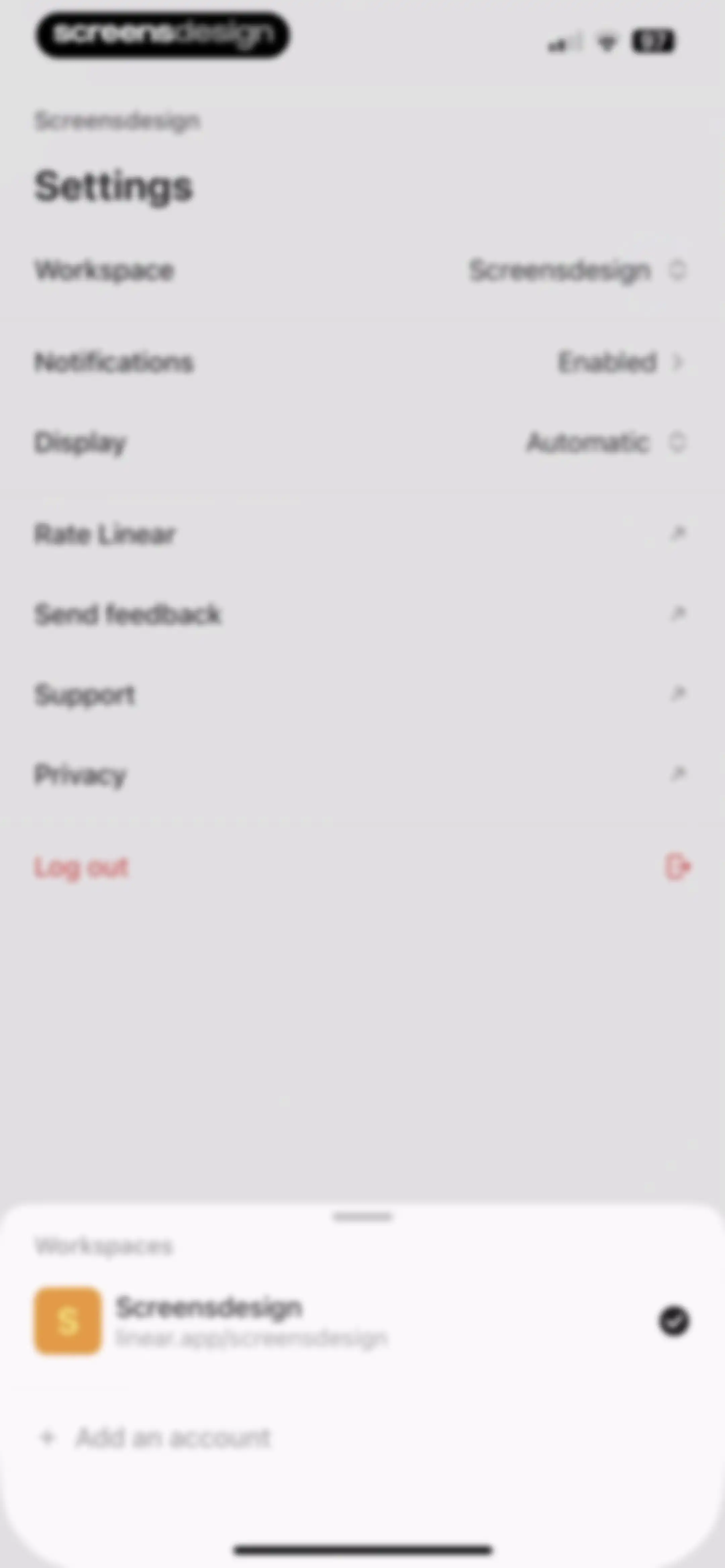 Linear Mobile screen 79