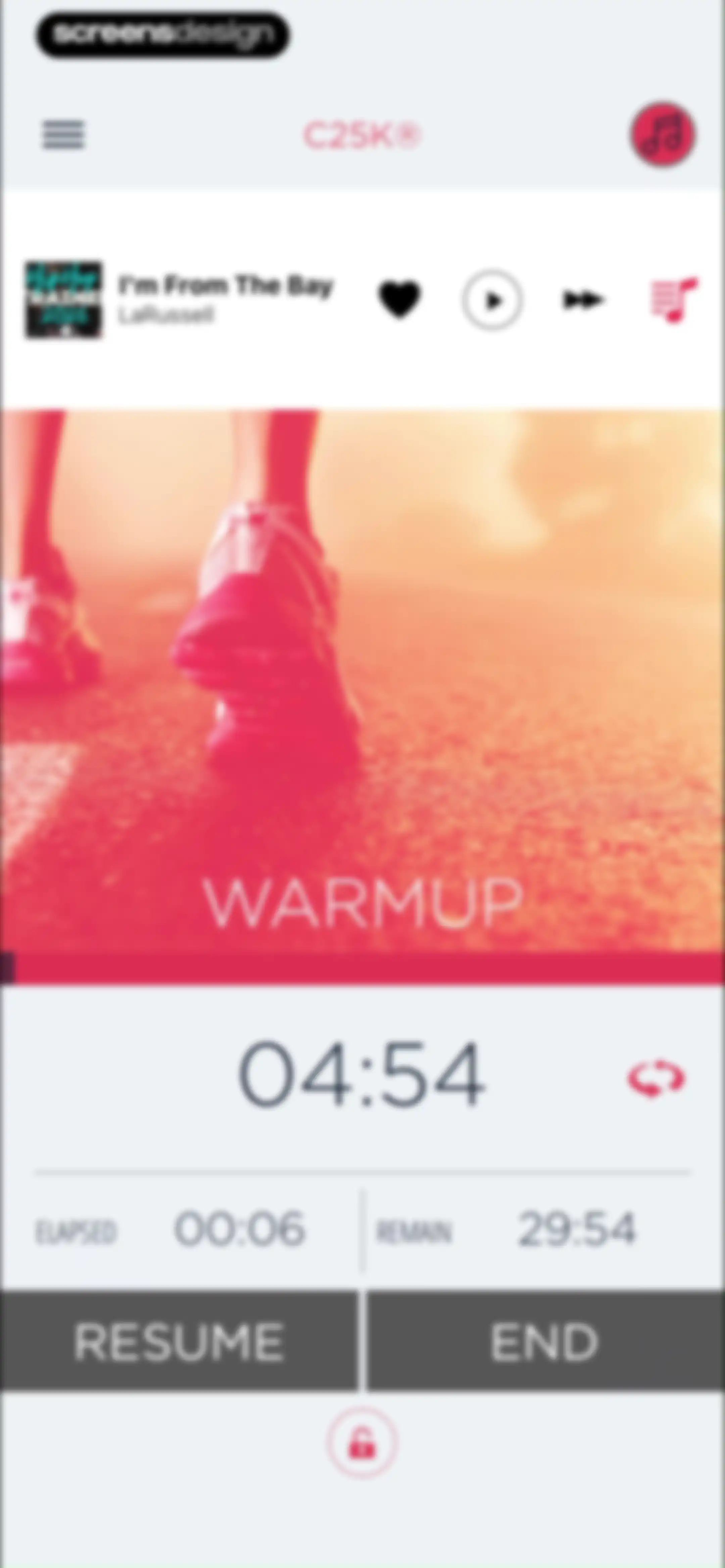 C25K® 5K Running Coach & Map screen 45