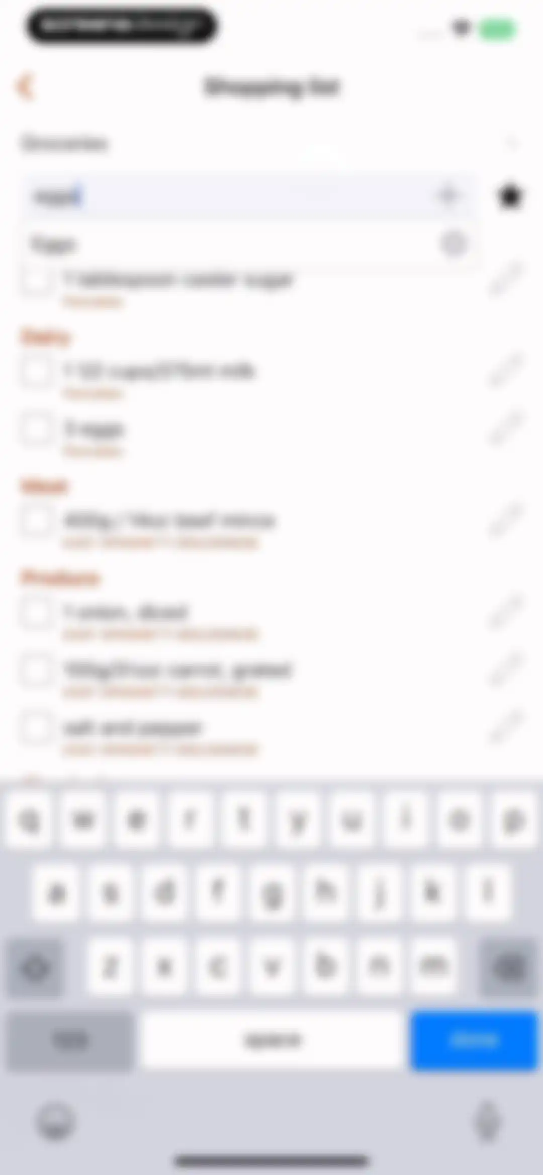 Recipe Keeper screen 66