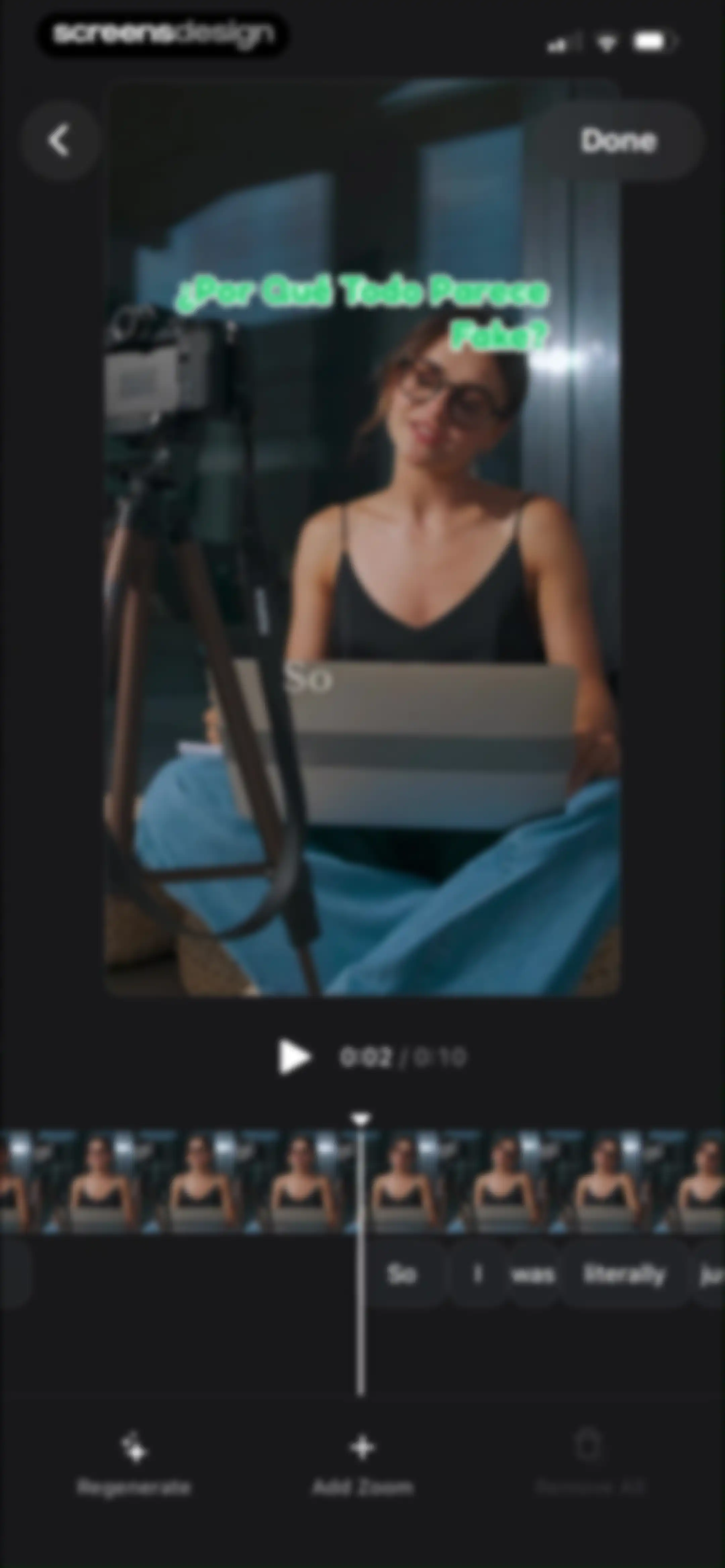 VEED Shorts: AI videos screen 44