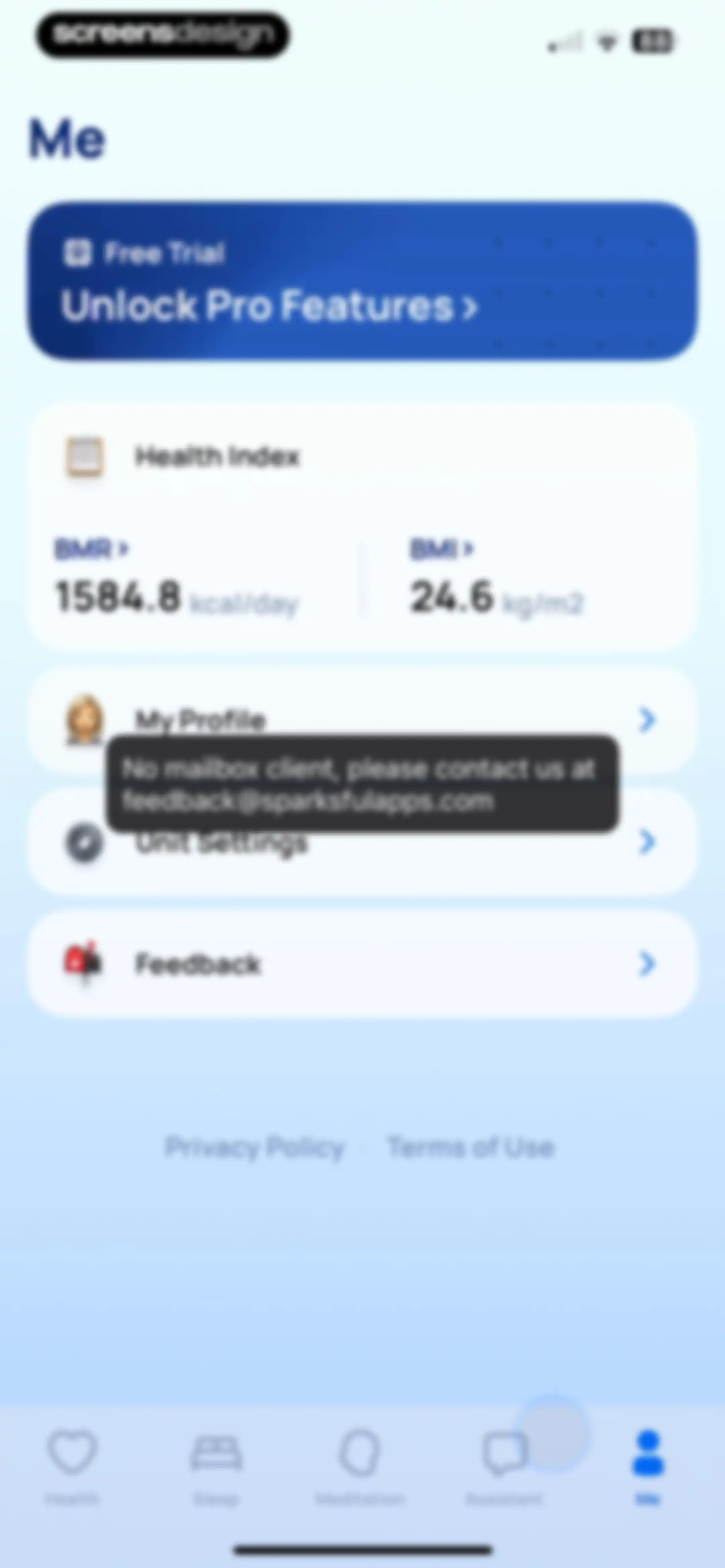 Ease - Body & Mental Health screen 141