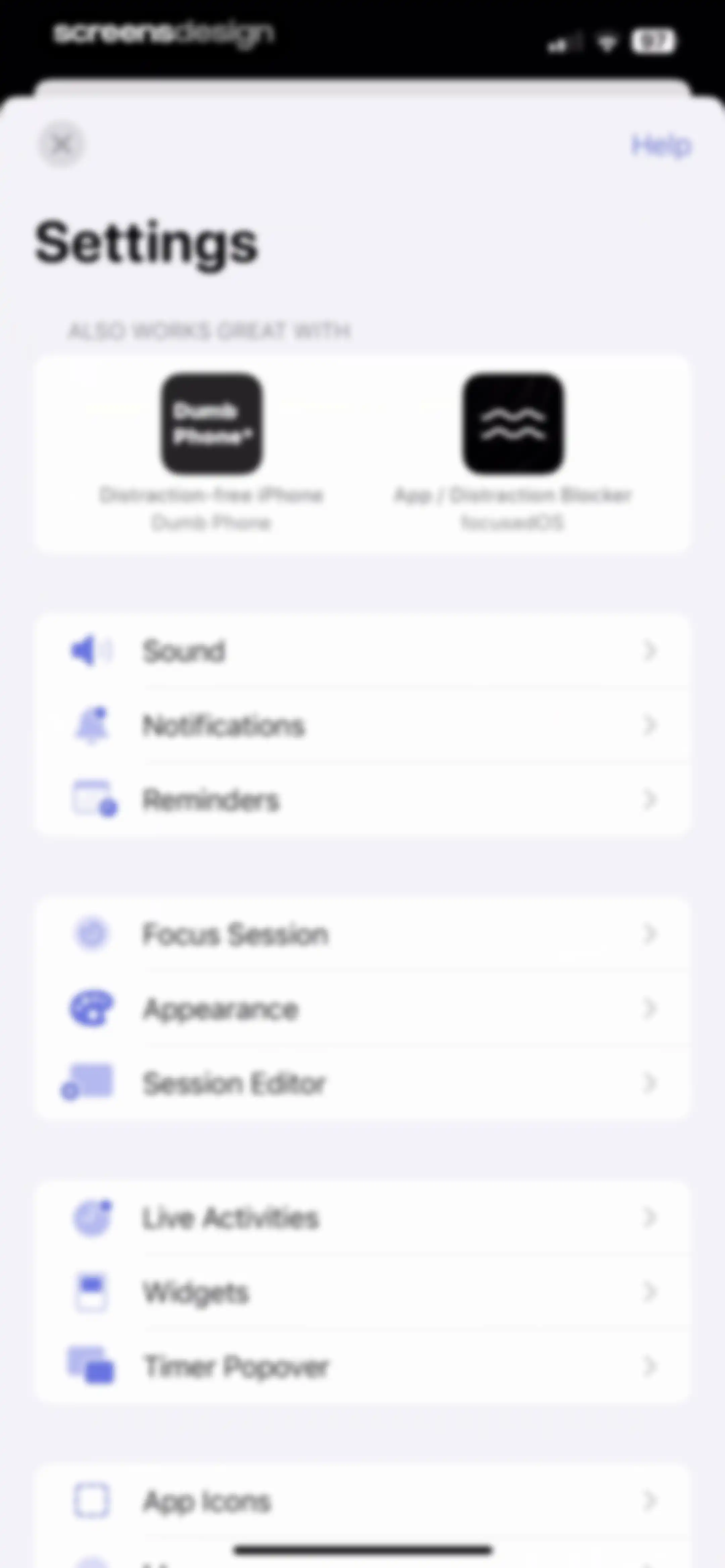 Focused Work - Pomodoro Timer screen 120