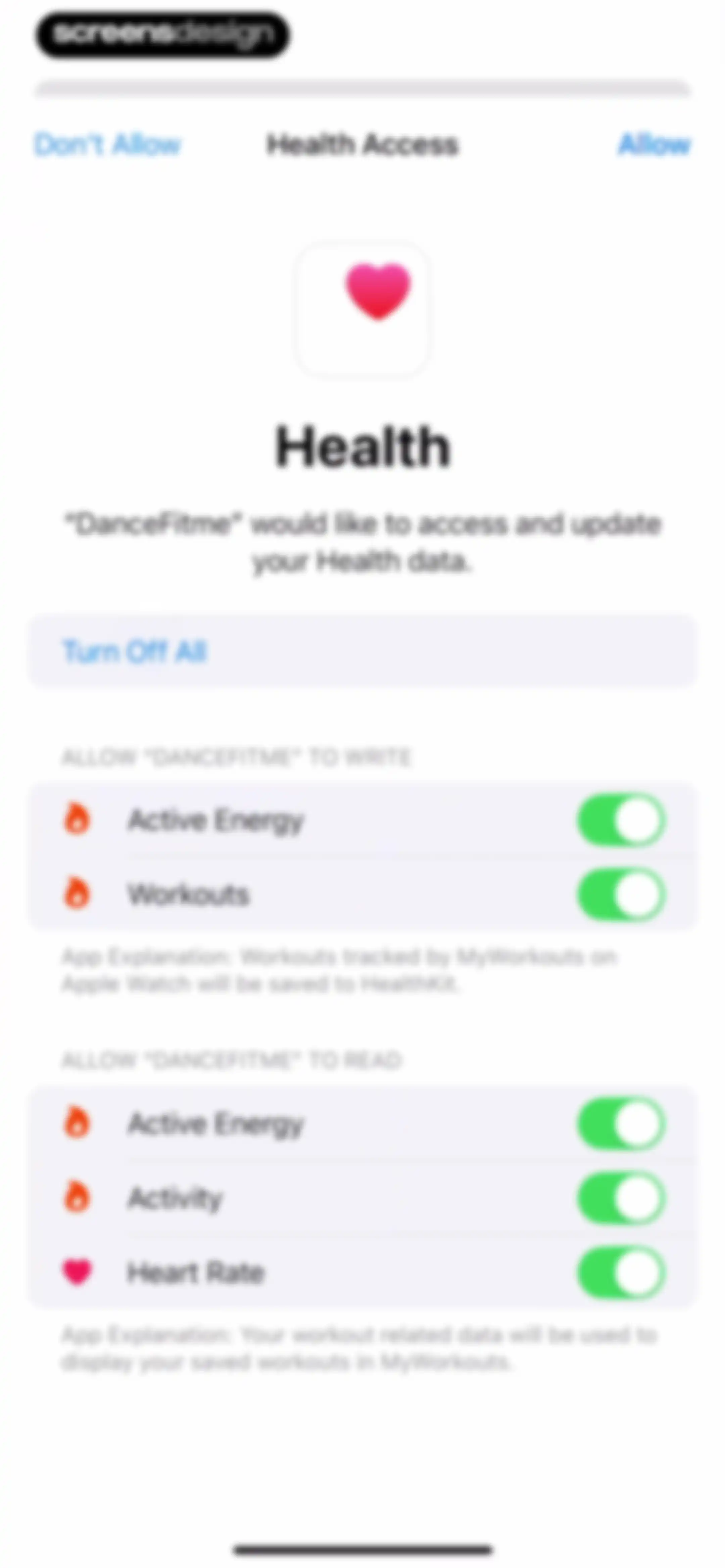 Dancefitme: Fun weight loss screen 133