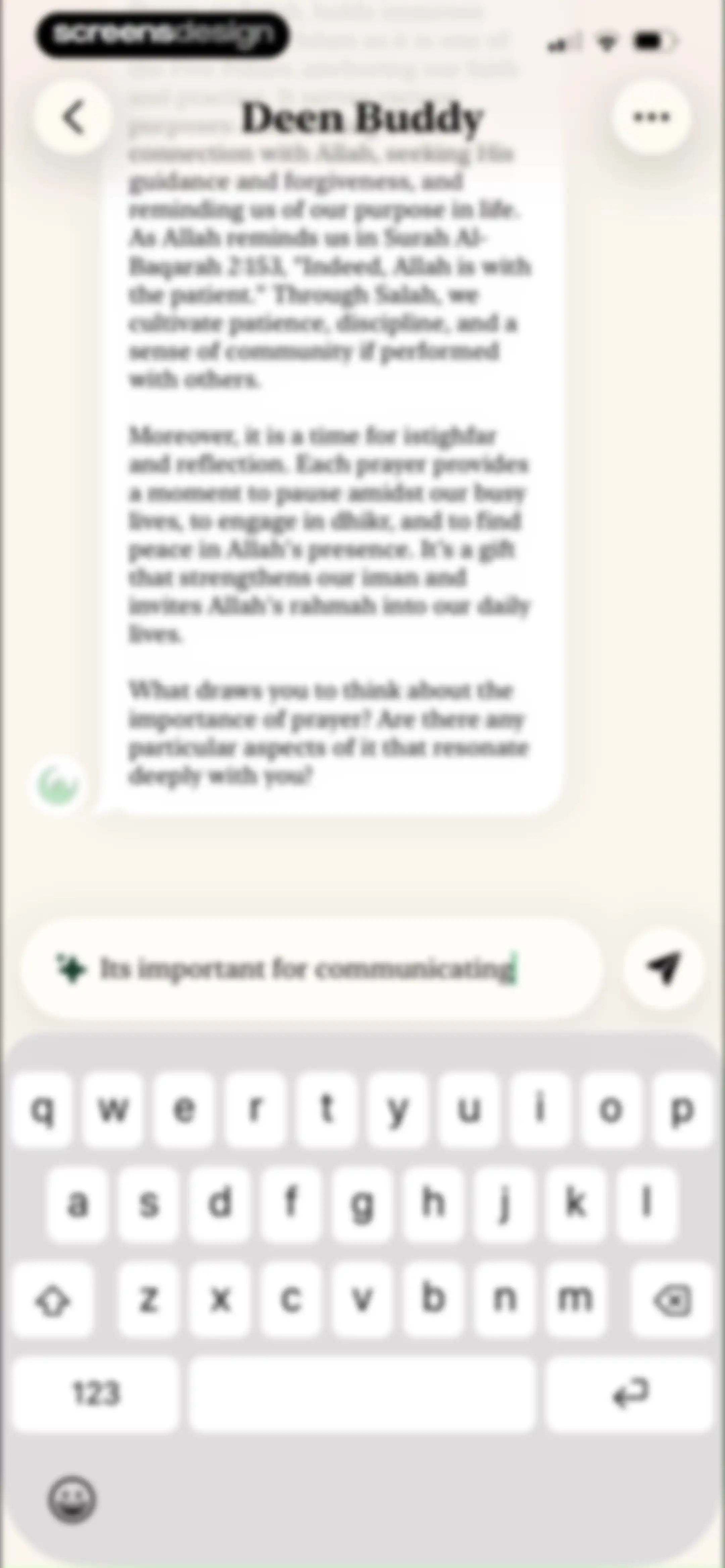 Deen Buddy - Quran Chat screen 36