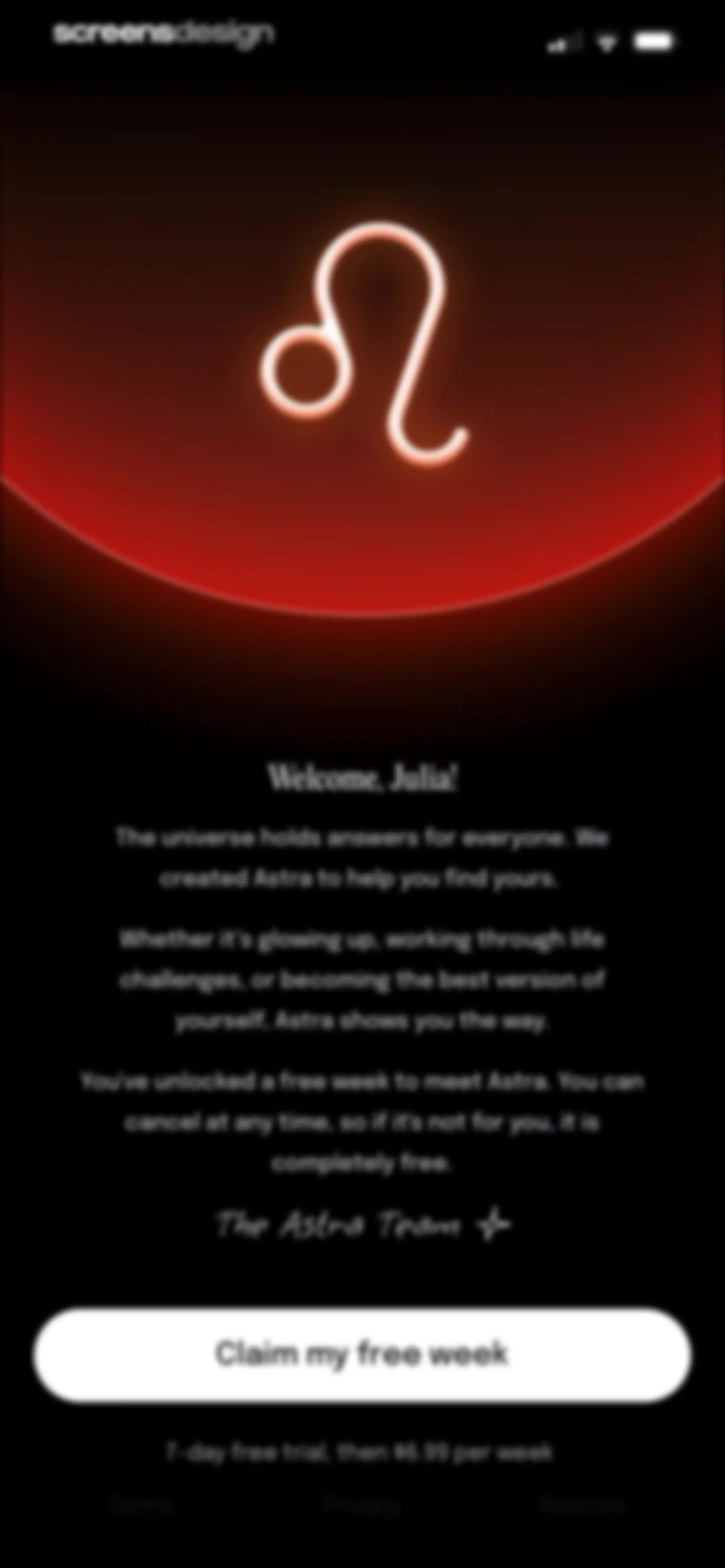 Astra - Life Advice screen 14