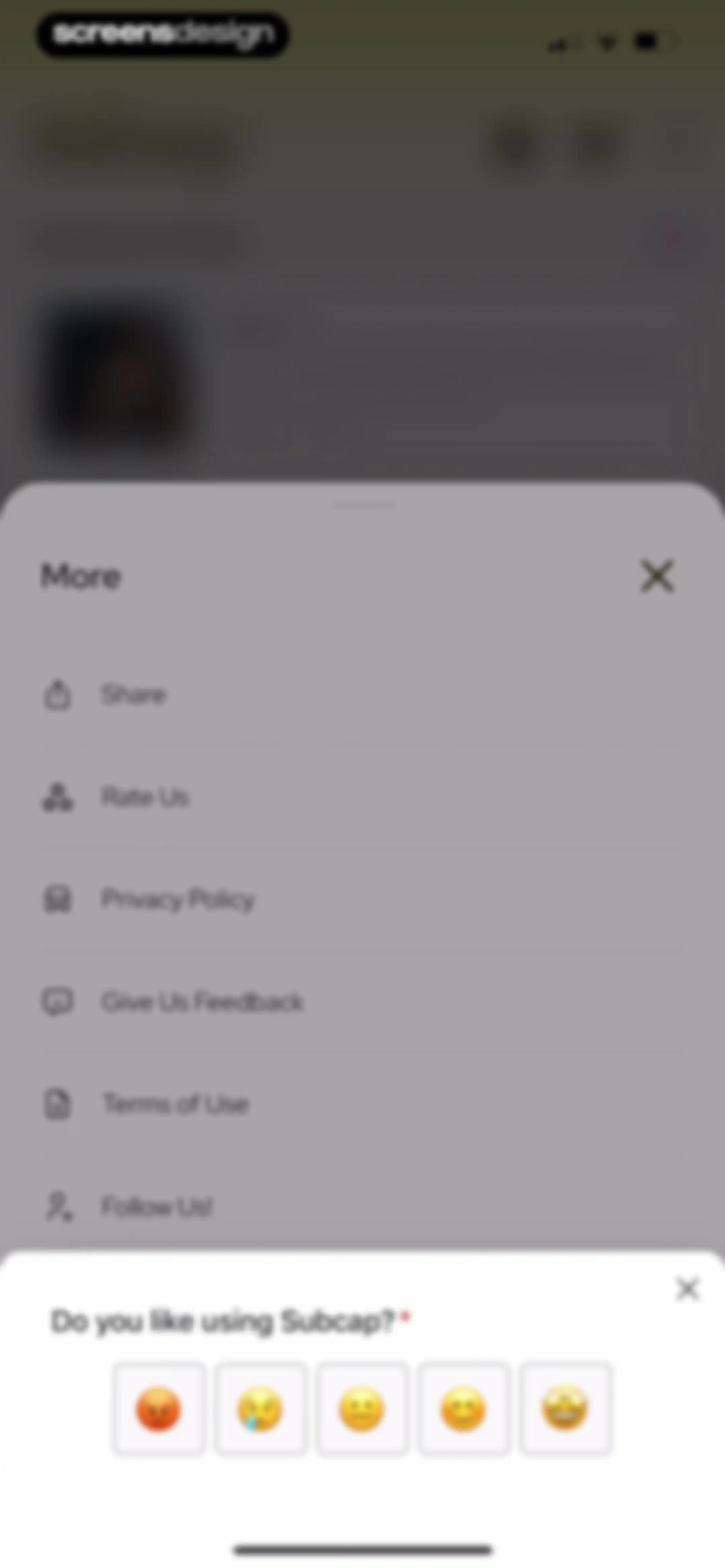 Subcap: Captions AI, Subtitles screen 70
