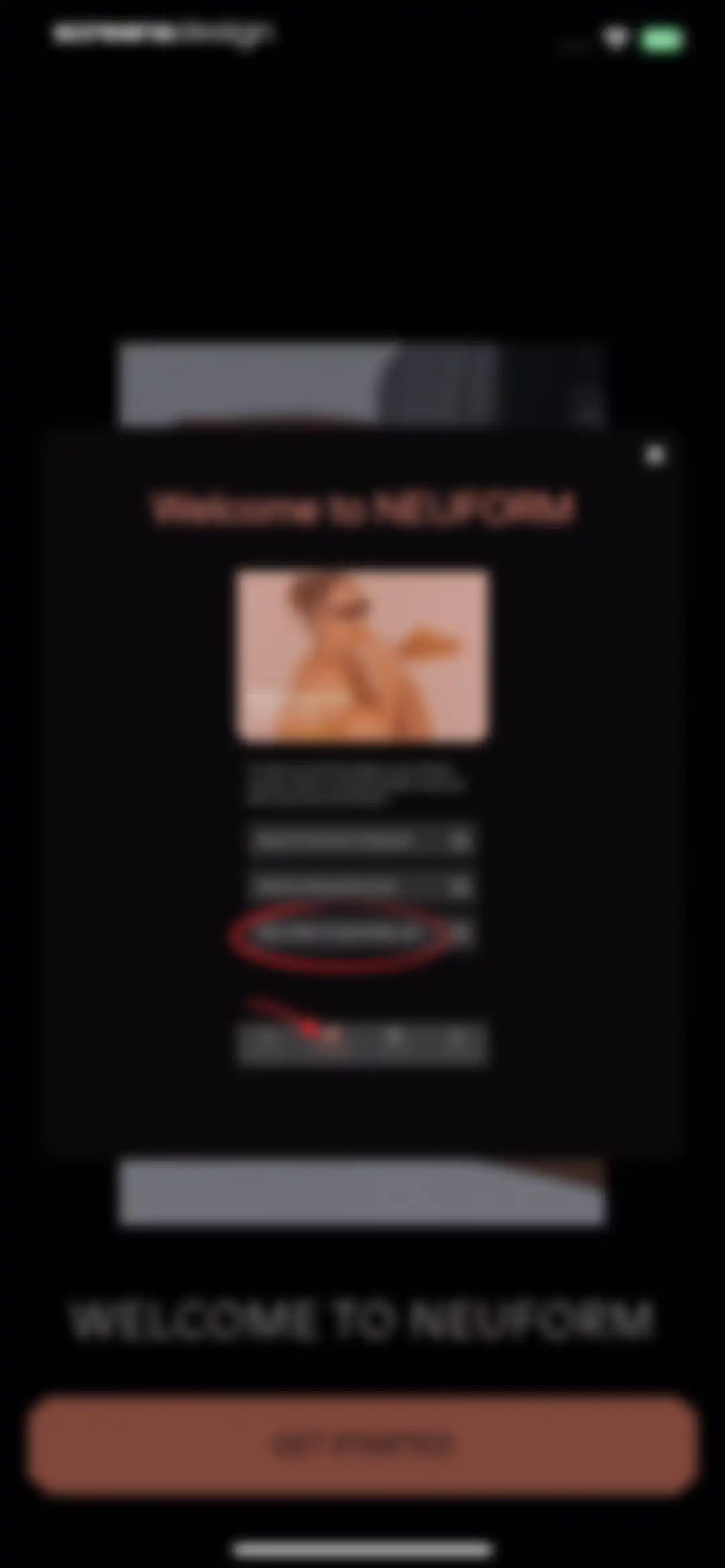 Neuform screen 3