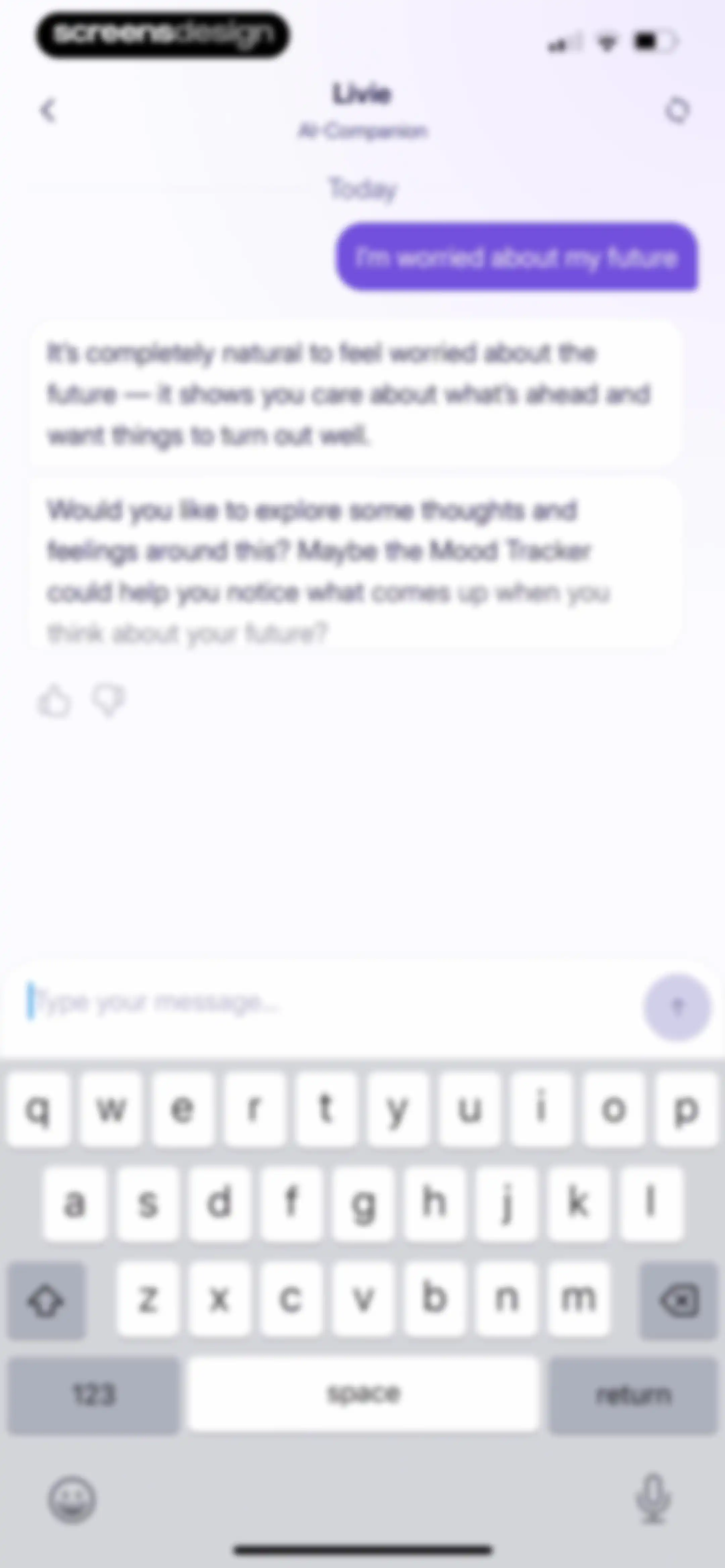 Liven: Discover yourself screen 139