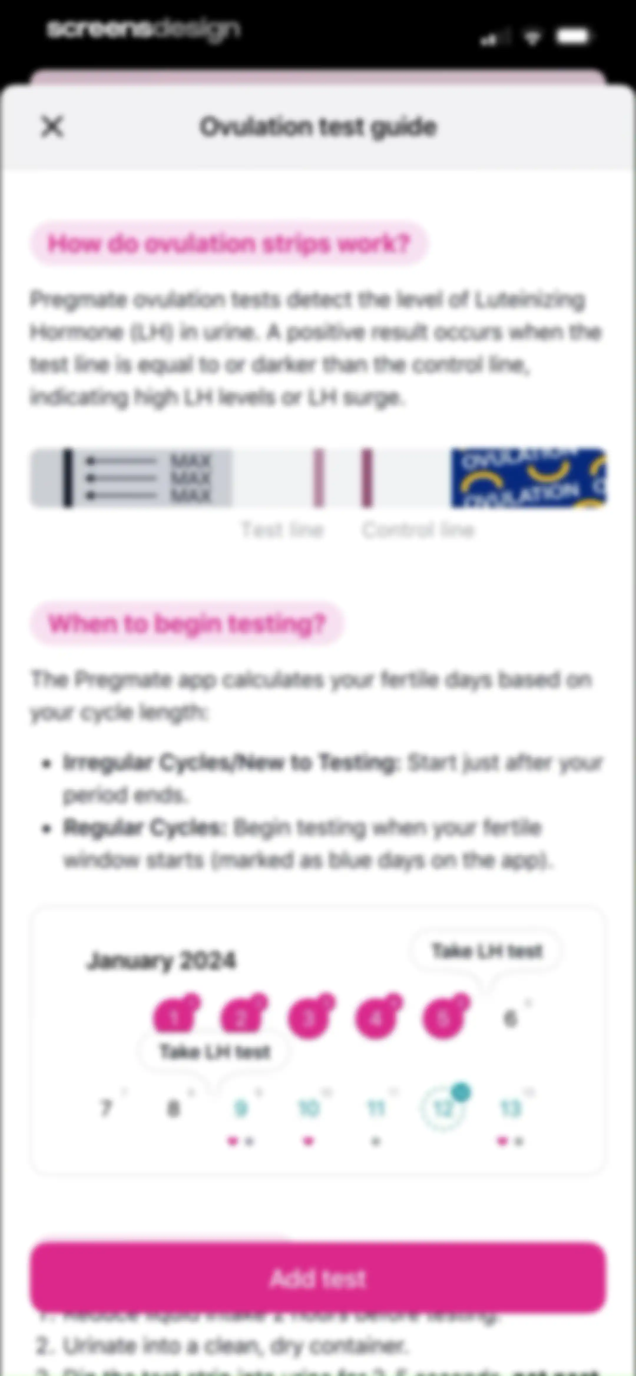 Pregmate Ovulation Tracker screen 47