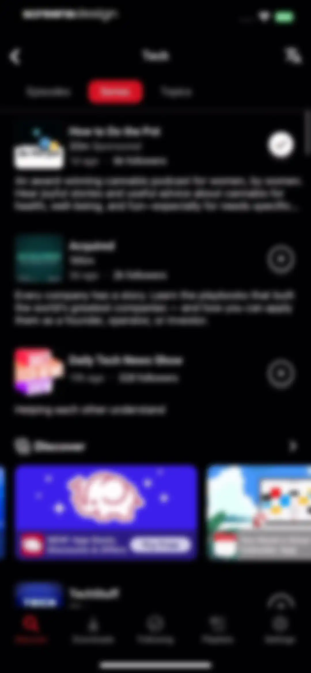 Player FM — Podcast App screen 49