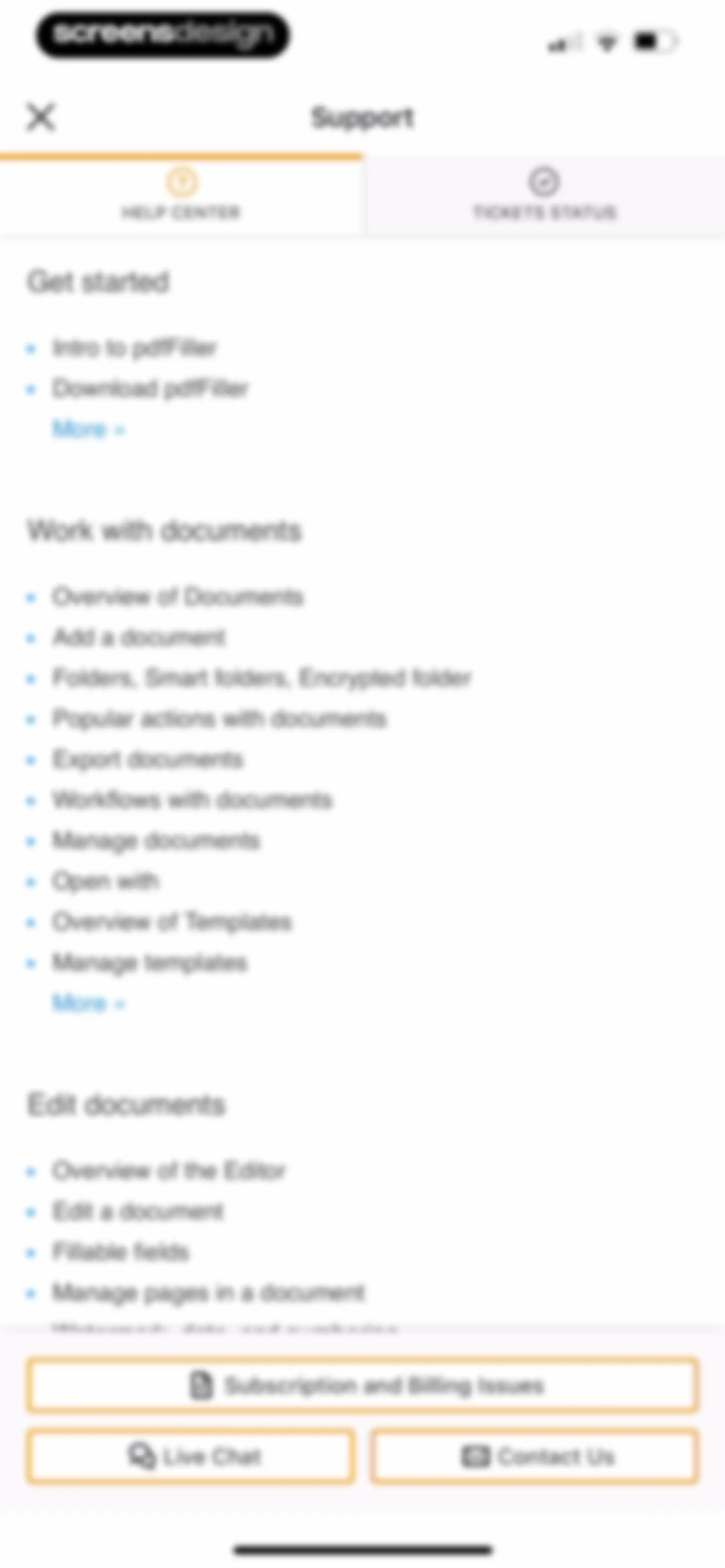 pdfFiller: edit PDF documents screen 145
