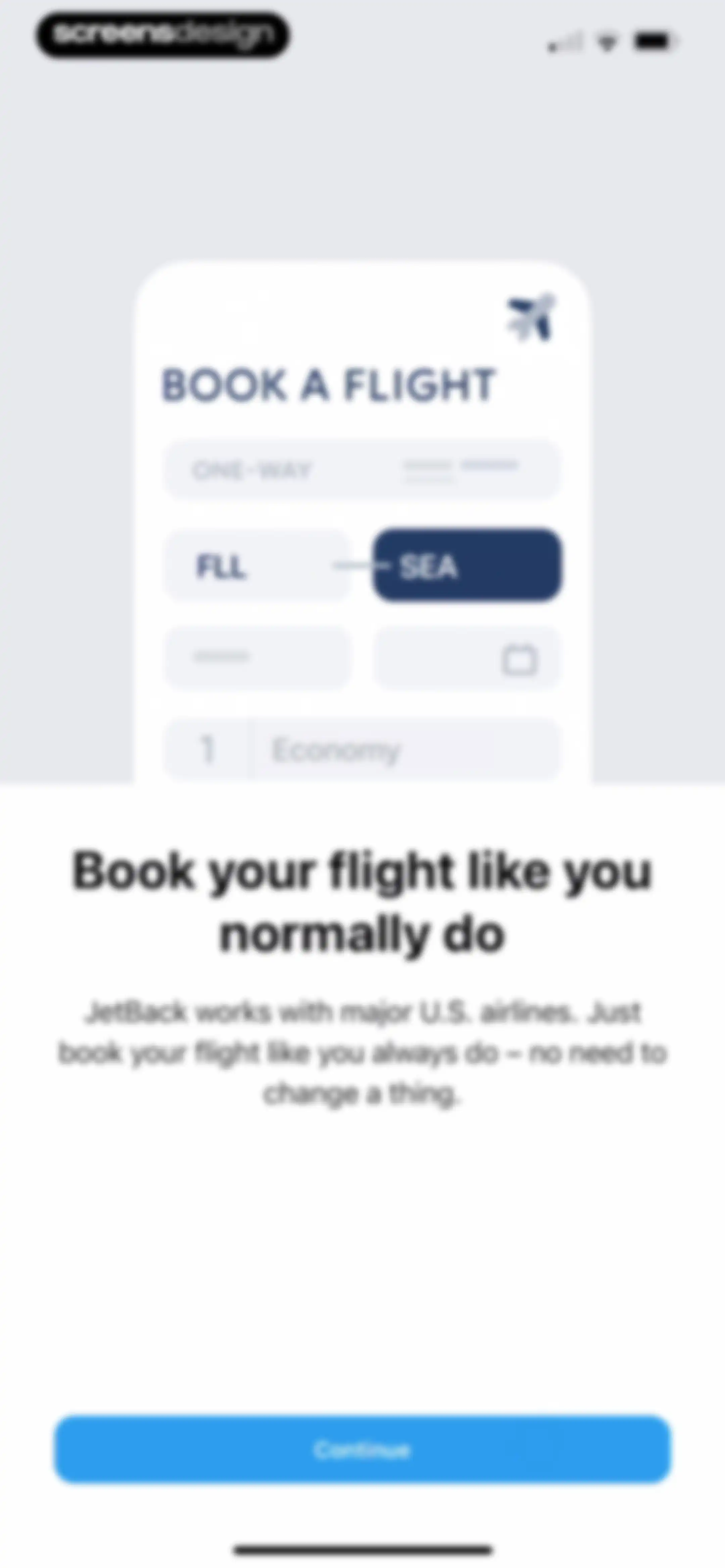 JetBack – Flight Price Savings screen 3