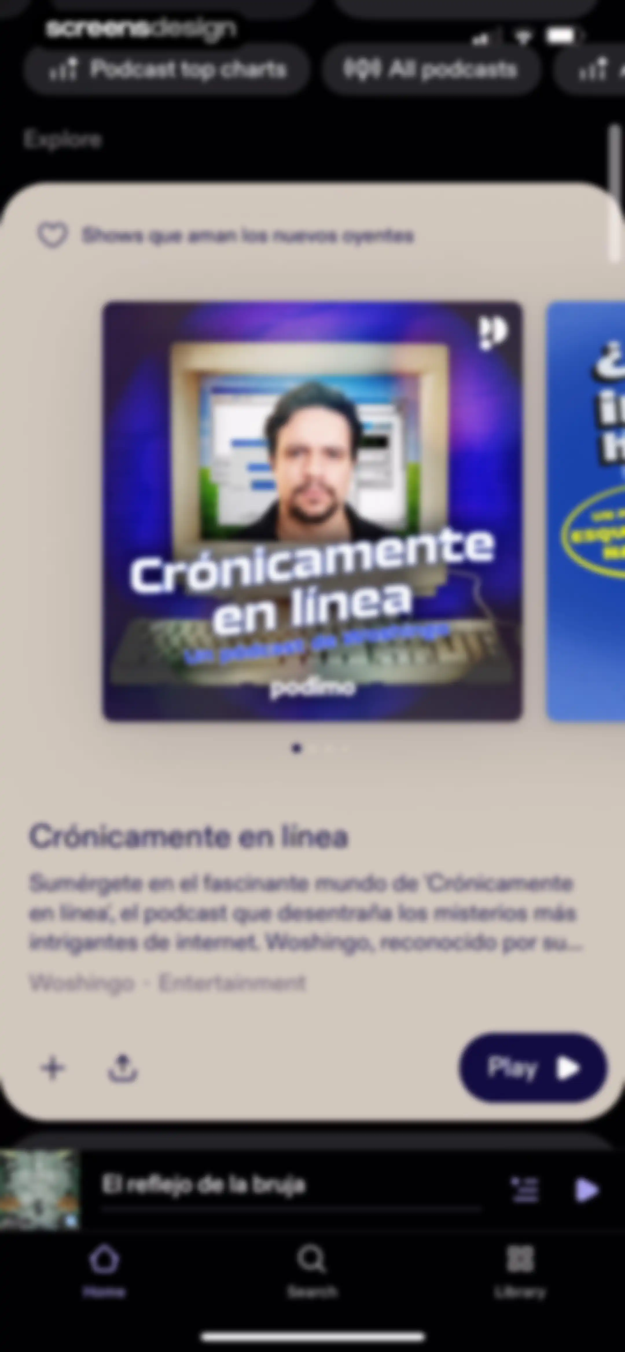 Podimo: Podcasts & audiobooks screen 45