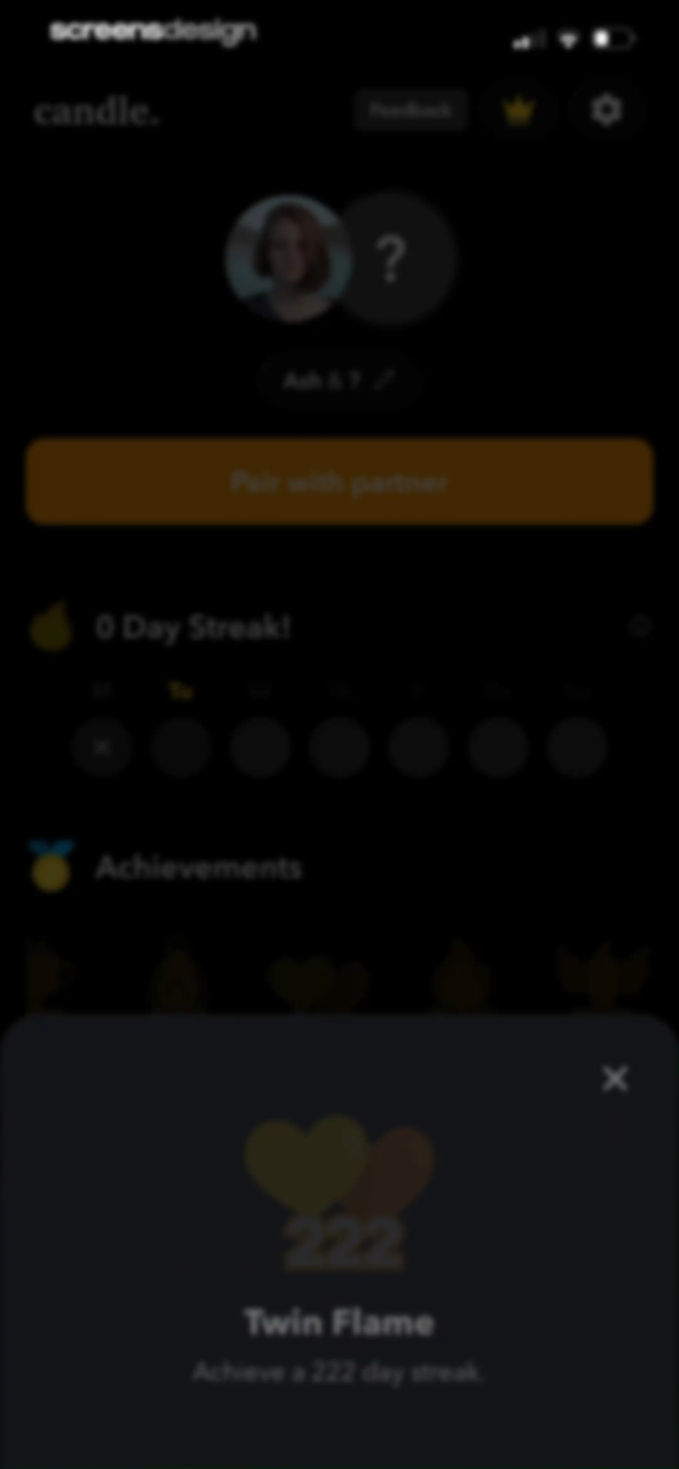 Candle: Couples & Relationship screen 92
