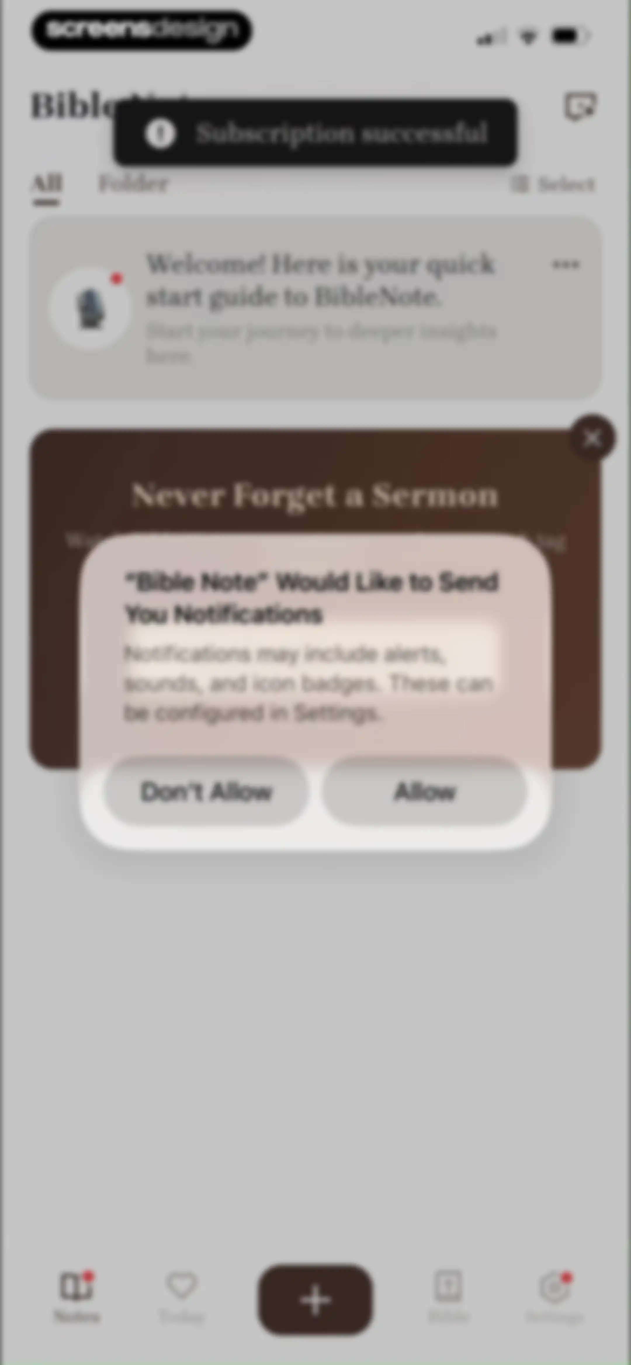 Bible Note: Sermon Notes screen 19