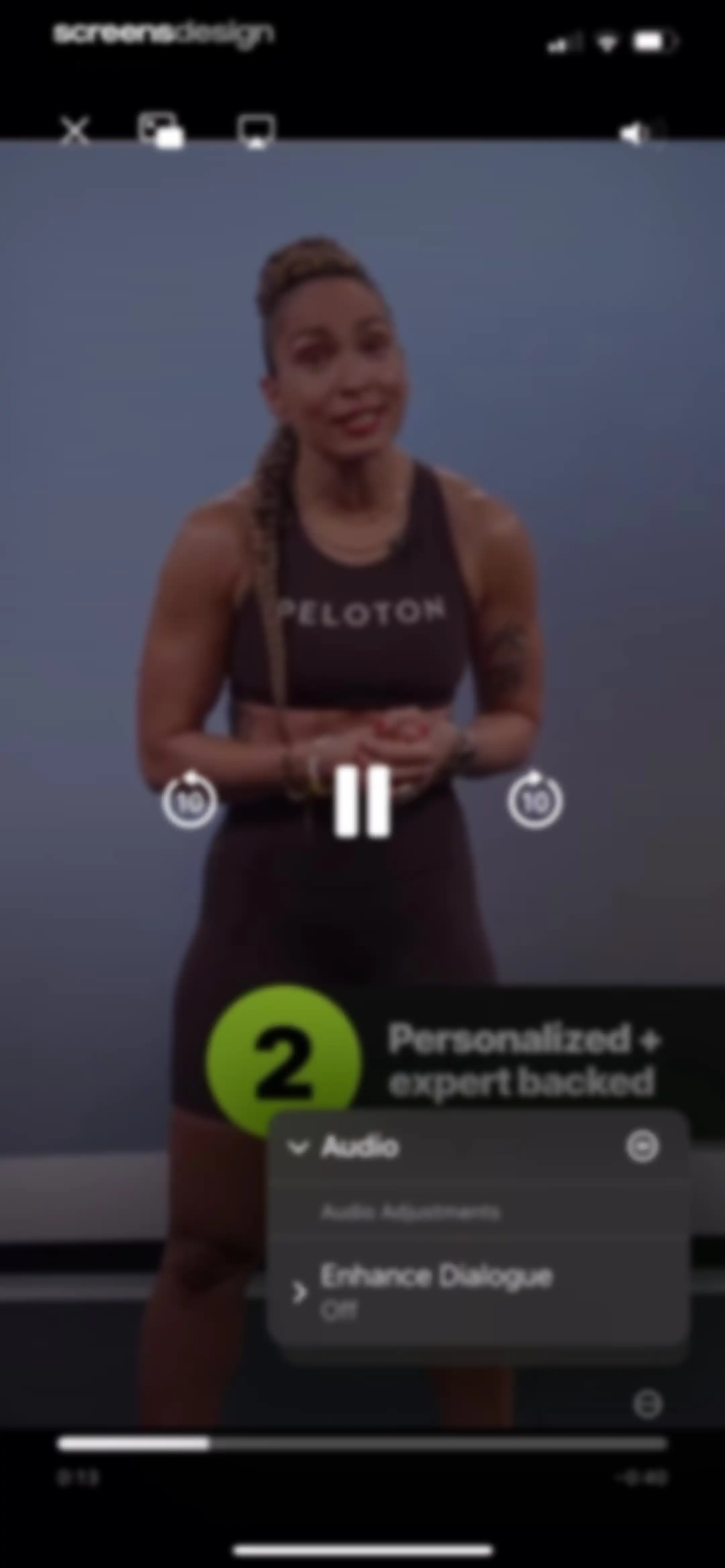 Peloton: Fitness & Workouts screen 92