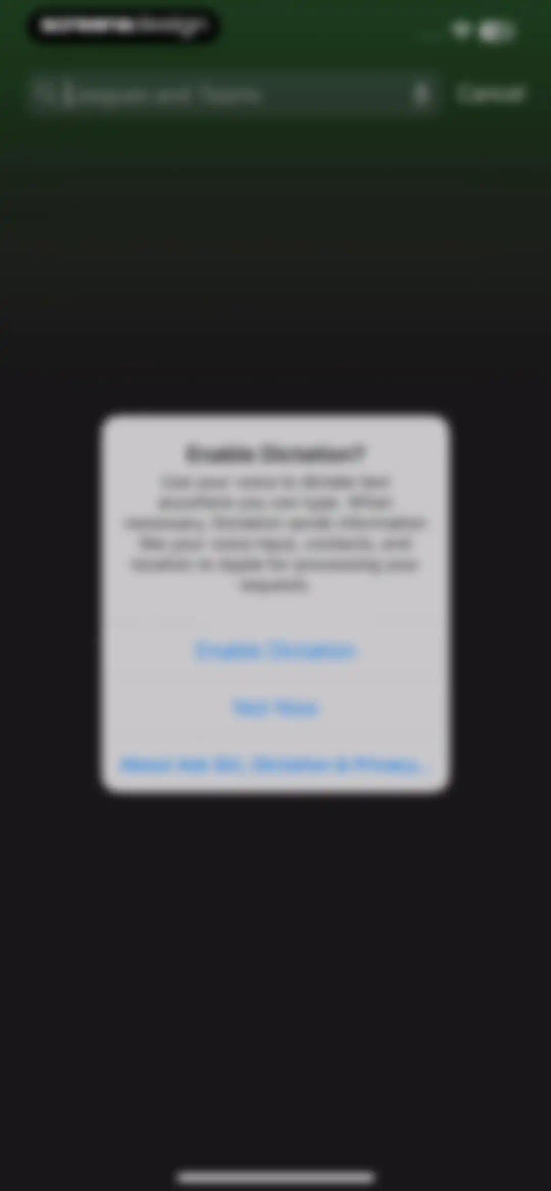 Apple Sports screen 11