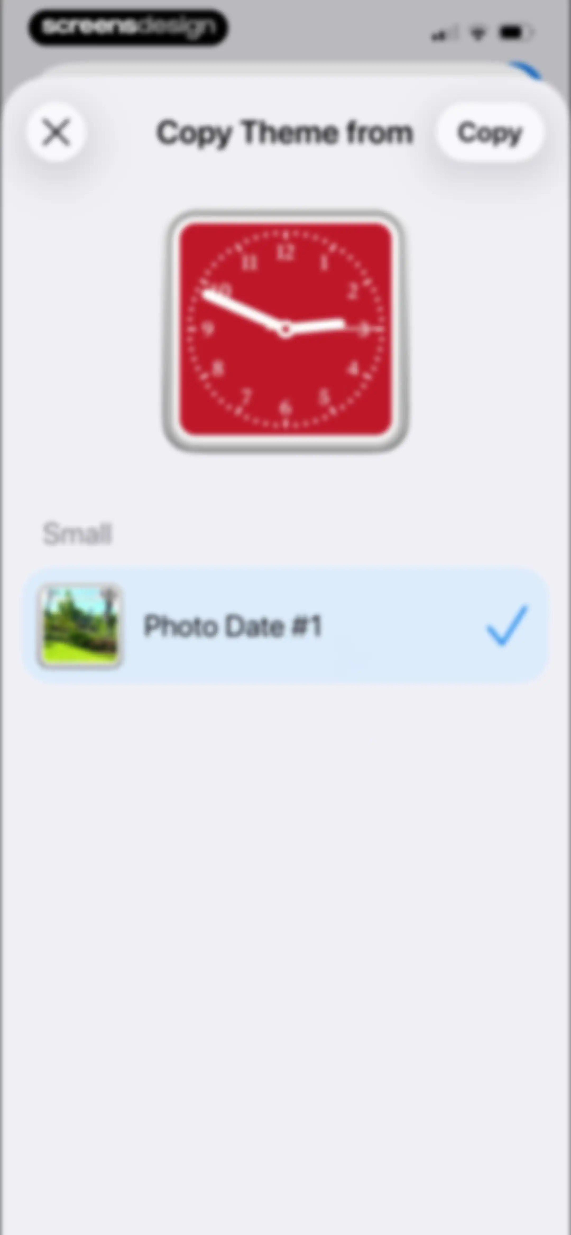 Widgetsmith screen 39
