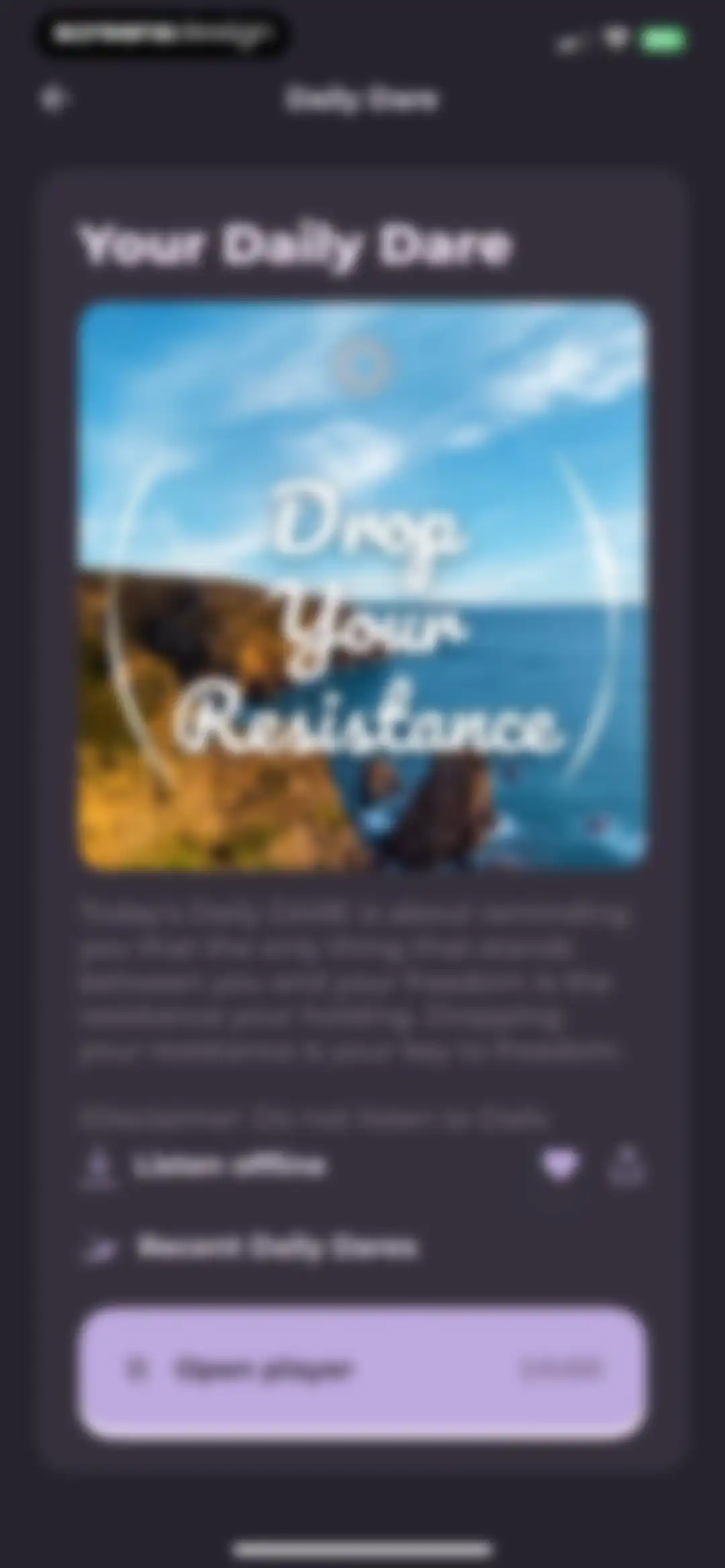 Dare: Panic & Anxiety Relief screen 9