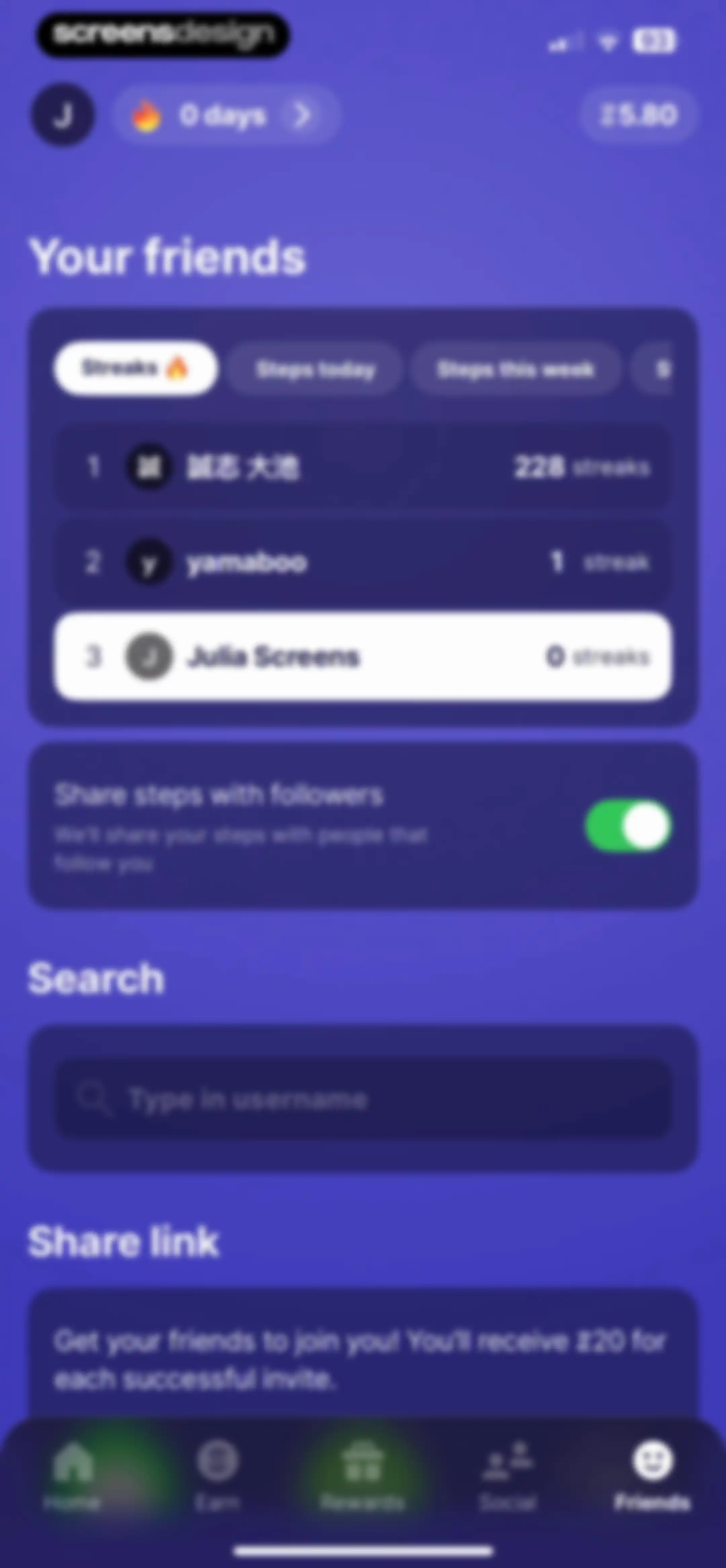 Sweatcoin Walking Step Counter screen 140