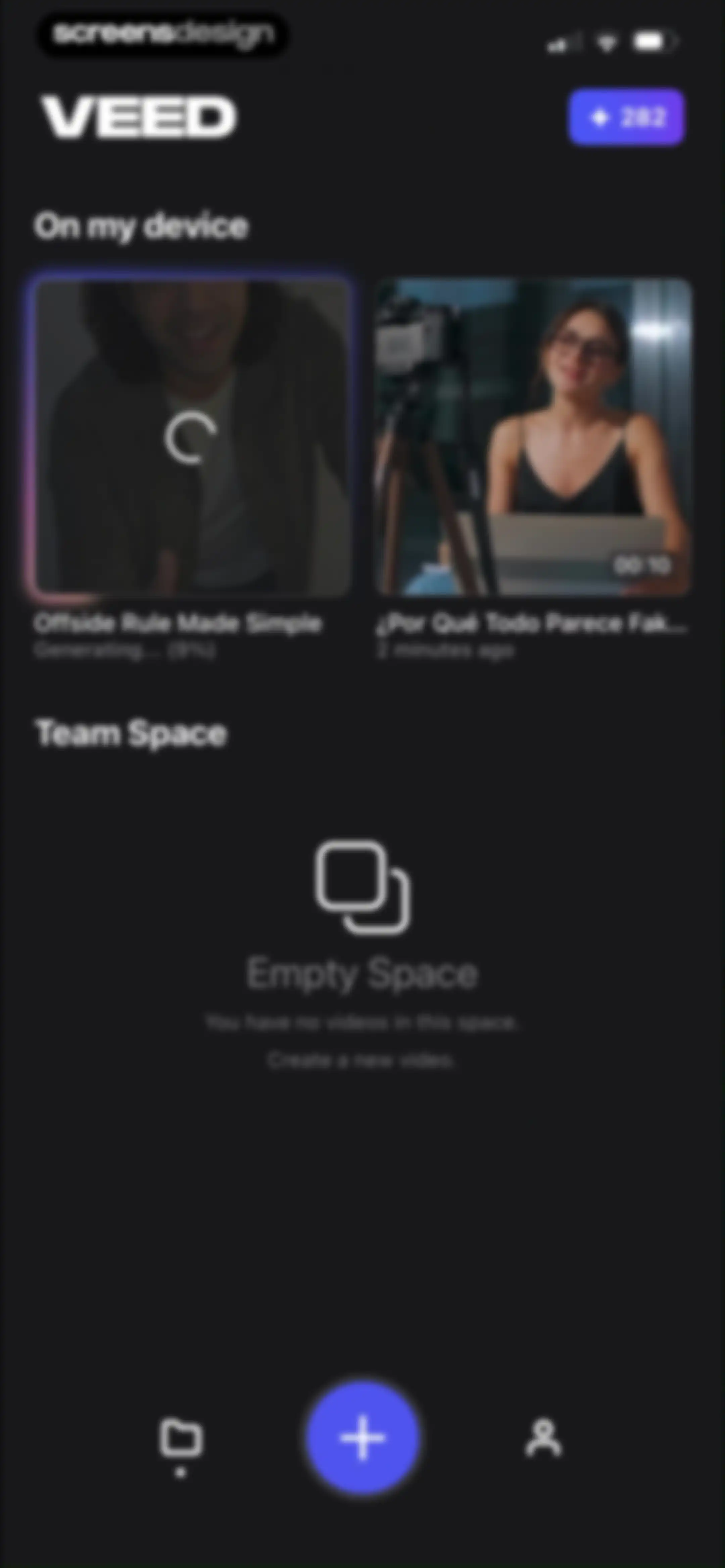 VEED Shorts: AI videos screen 72